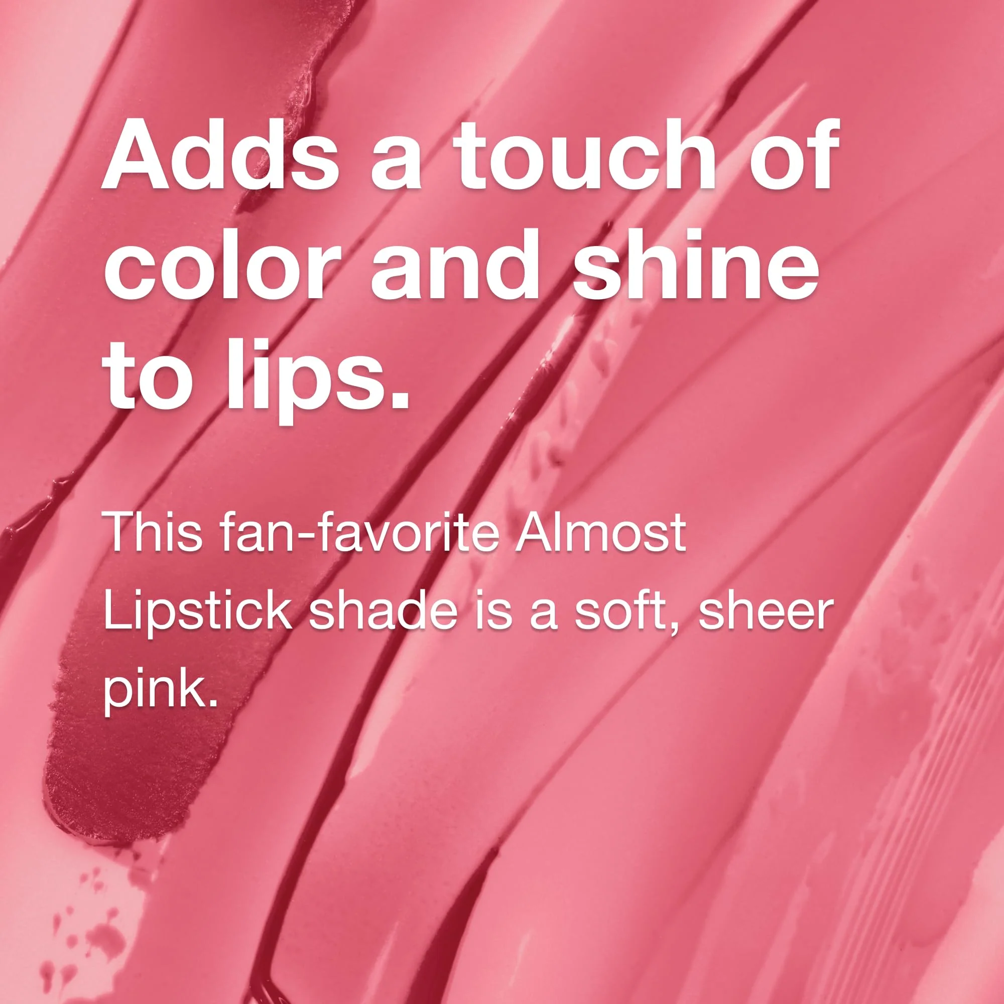 Clinique Almost Lipstick Tinted Lip Balm in Pink Honey | Sheer + Lightweight - Image 2