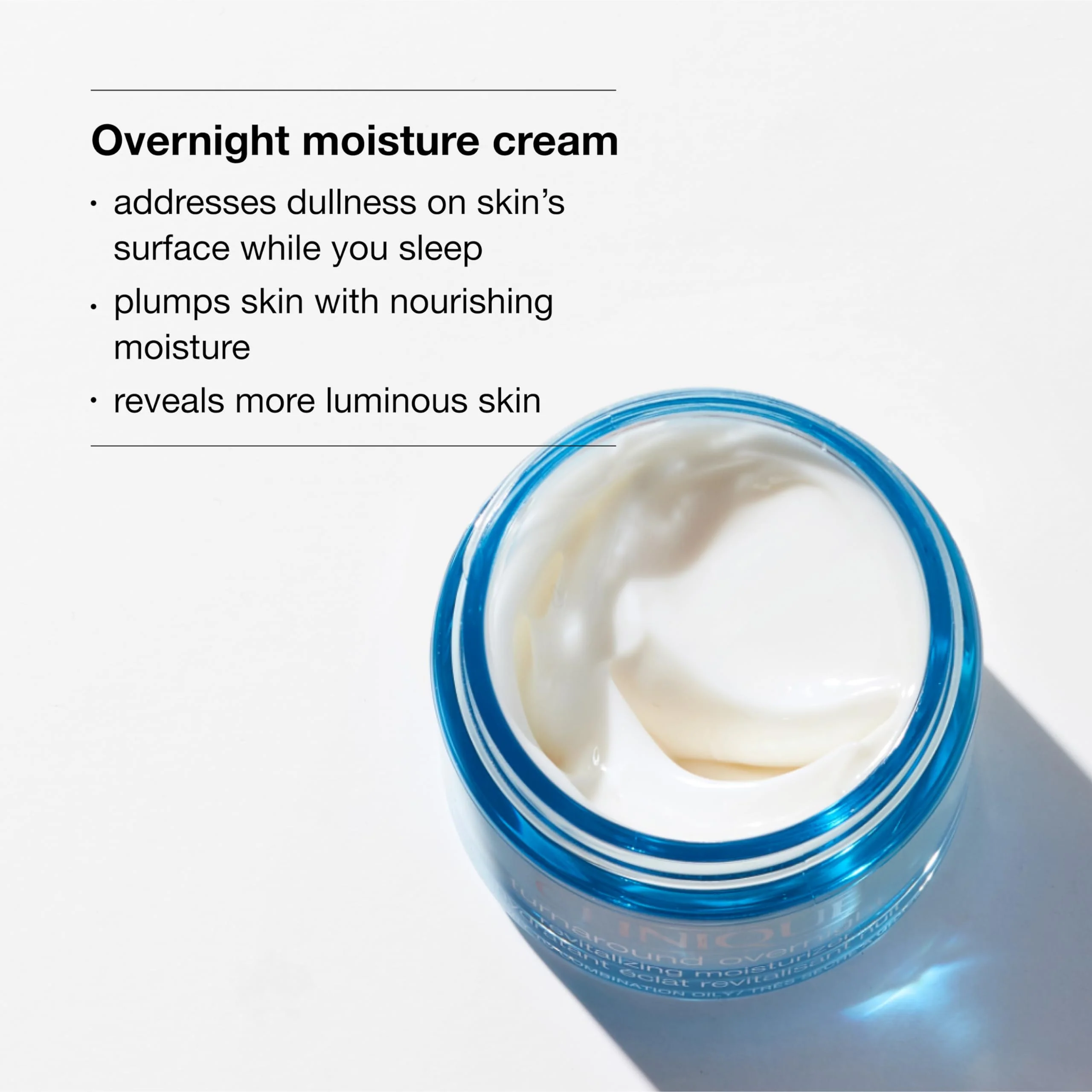 Clinique Turnaround Overnight Revitalizing Moisturizer Face Cream | Hydrating + Plumping, 1.7 Fl Oz - Image 4