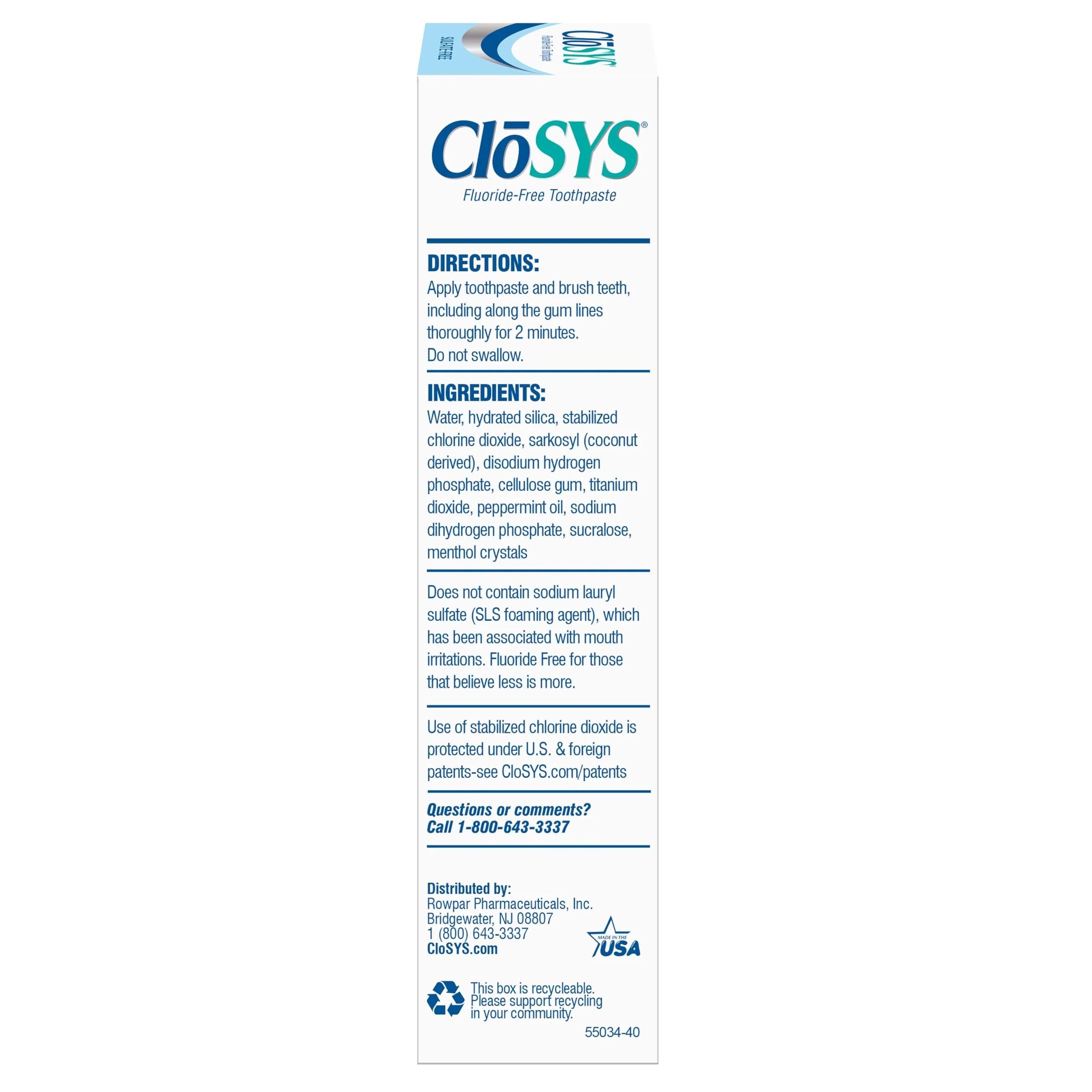 CloSYS Fluoride Free Toothpaste, 3.4 Ounce, Travel Size, Gentle Mint, TSA Compliant, Whitening, Enamel Protection, Sulfate Free - Image 6
