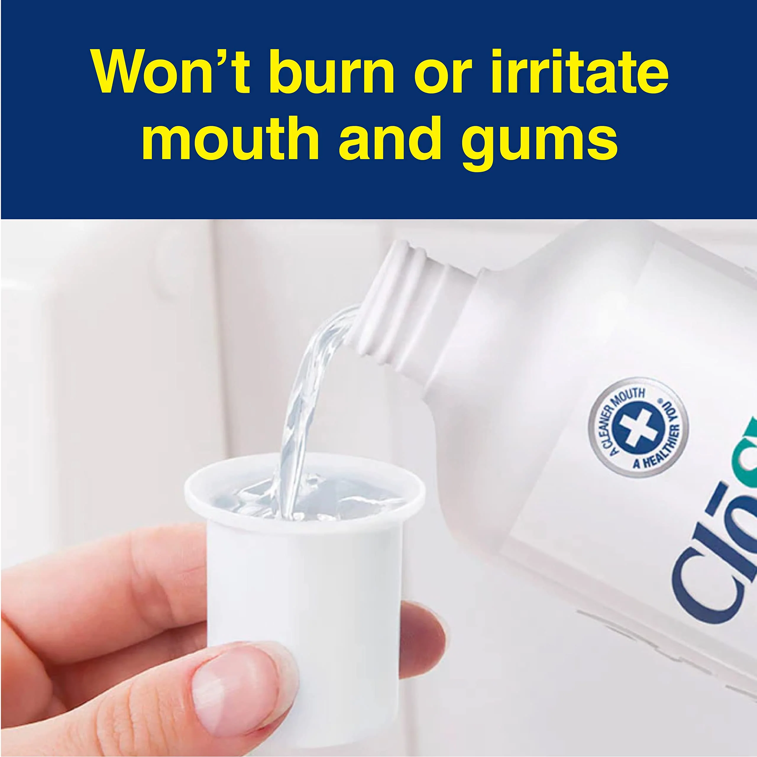 CloSYS Mouthwash, 32 Ounce, 2 Count, Fresh Breath Mouthwash, Gentle Mint, Alcohol Free, Dye Free, pH Balanced Mouth Wash, Helps Soothe Entire Mouth, Fights Bad Breath - Image 3