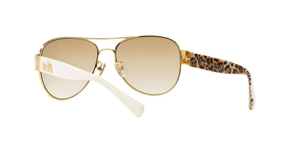 Coach Sunglasses HC 7059 92496E Gold - Image 3