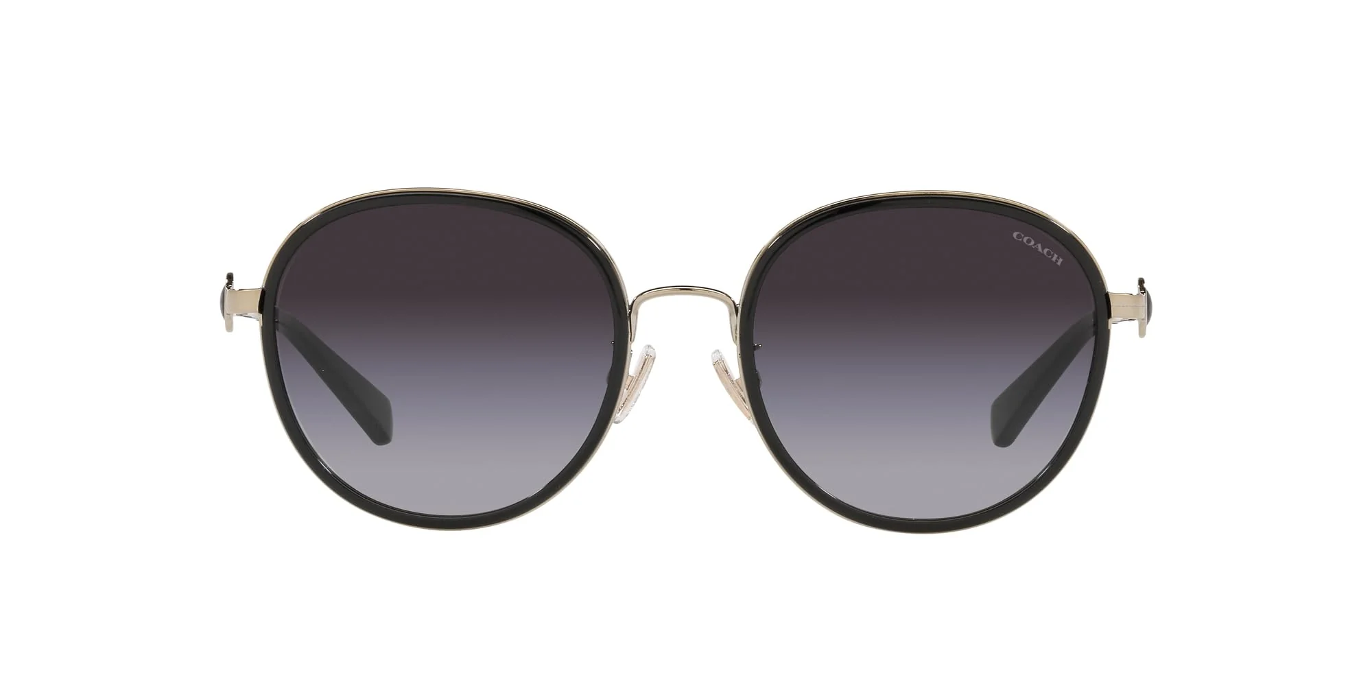 Coach Sunglasses HC 7129 50028G C6179 Black Grey Gradient