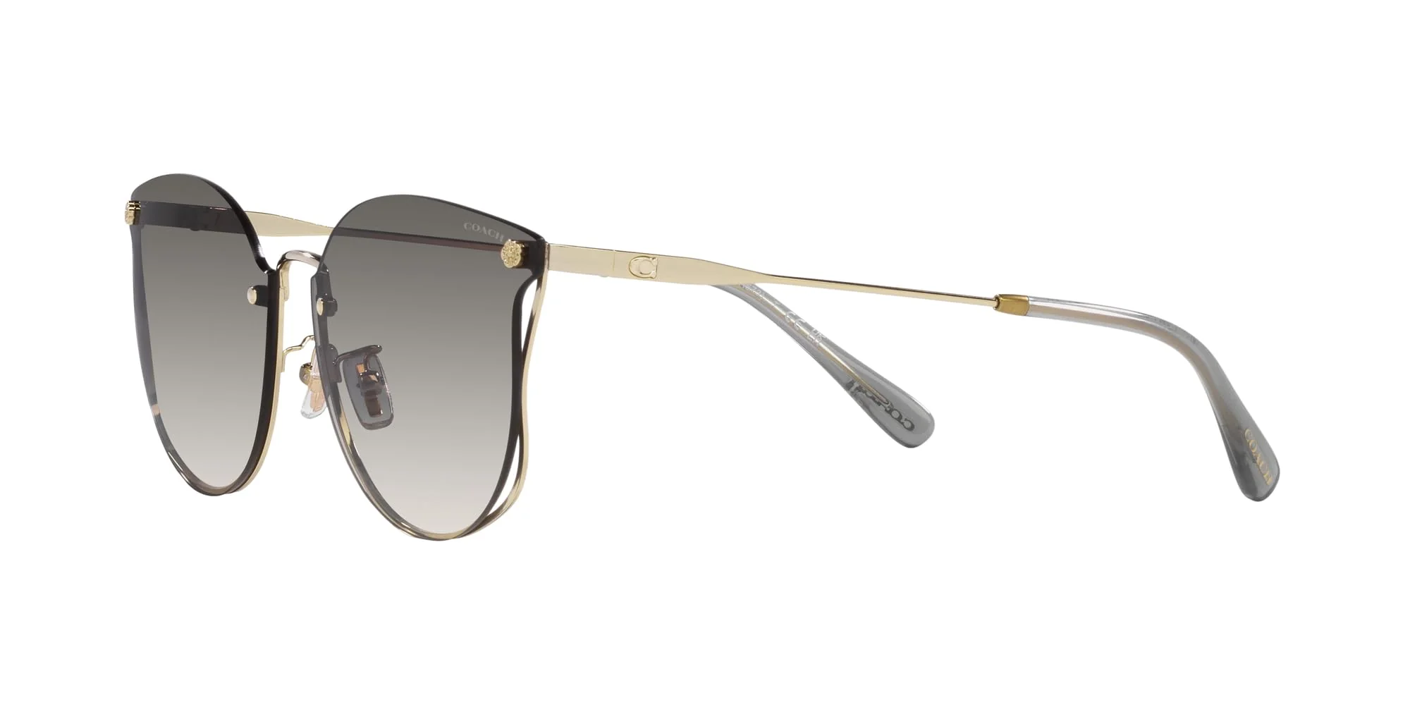 COACH Sunglasses HC 7151 D 900511 Ch573 Shiny Light Gold Black G - Image 6