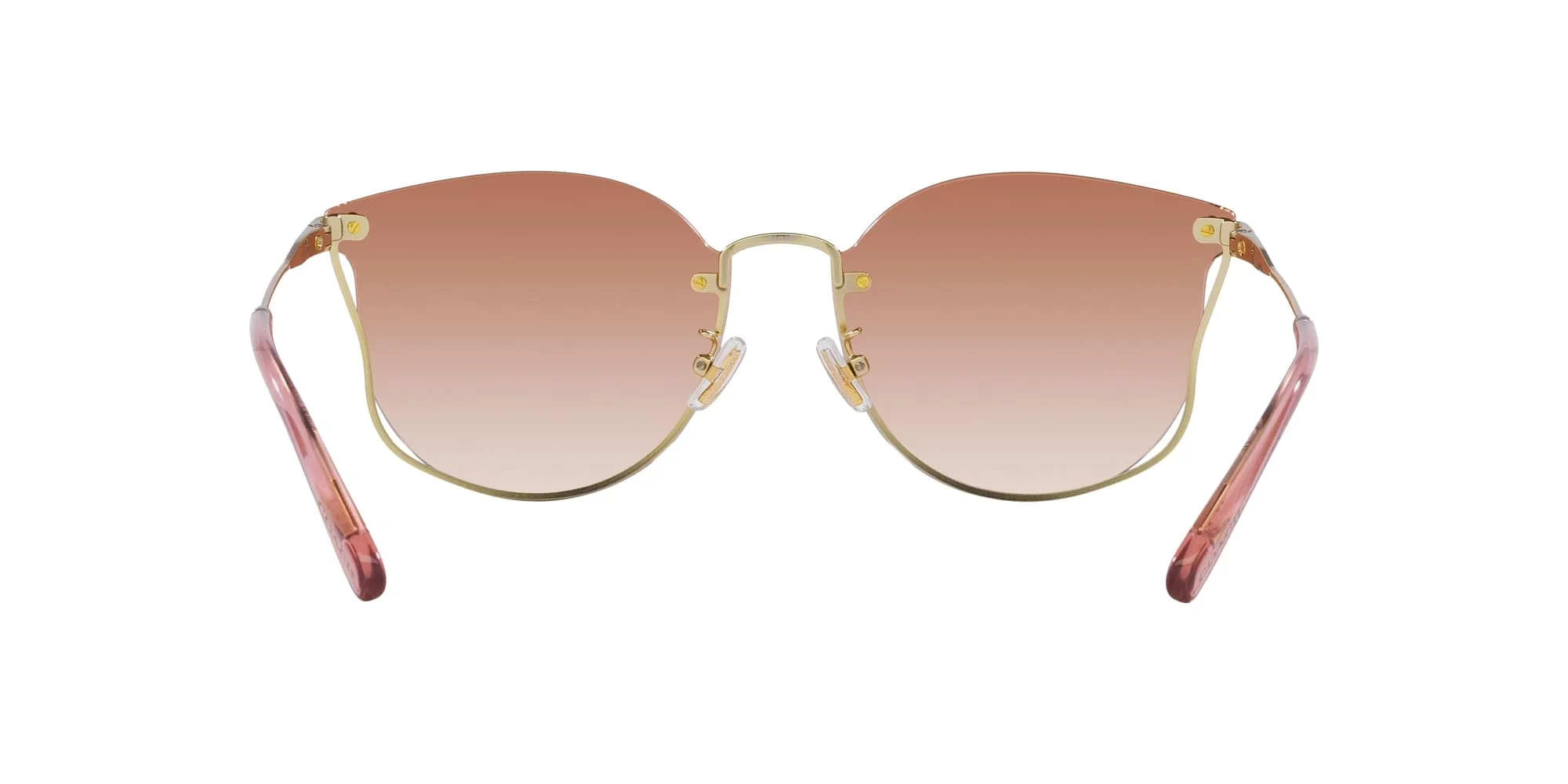 Coach Sunglasses HC 7151 D 900513 Ch573 Shiny Light Gold Brown P - Image 2