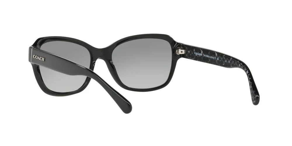 Coach Sunglasses HC 8232 551011 L1010 Black Dark Grey Gradient - Image 4