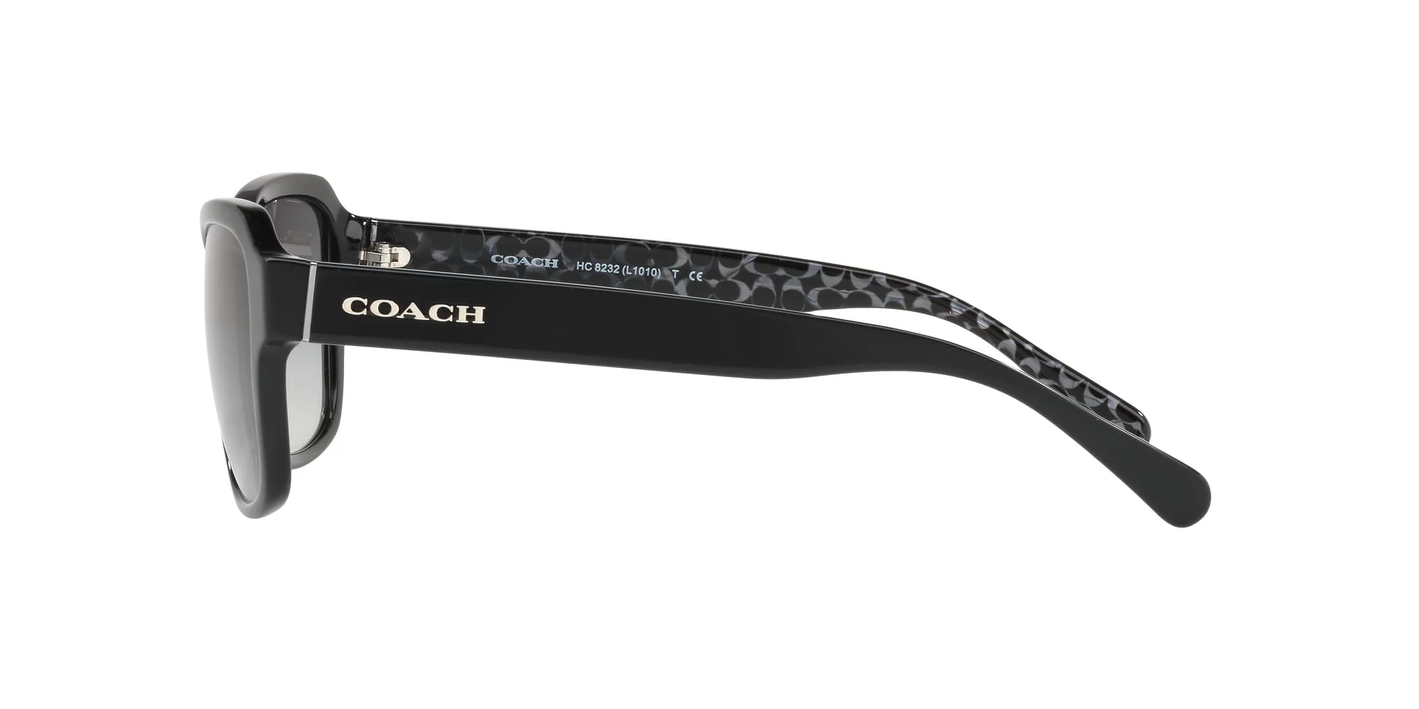 Coach Sunglasses HC 8232 551011 L1010 Black Dark Grey Gradient - Image 6
