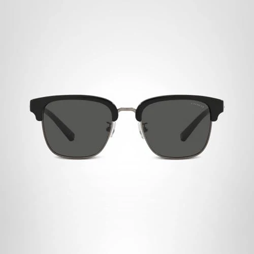 Coach Sunglasses HC 8326 500287 C6194 Black/Gunmetal Dark Gr - Image 2