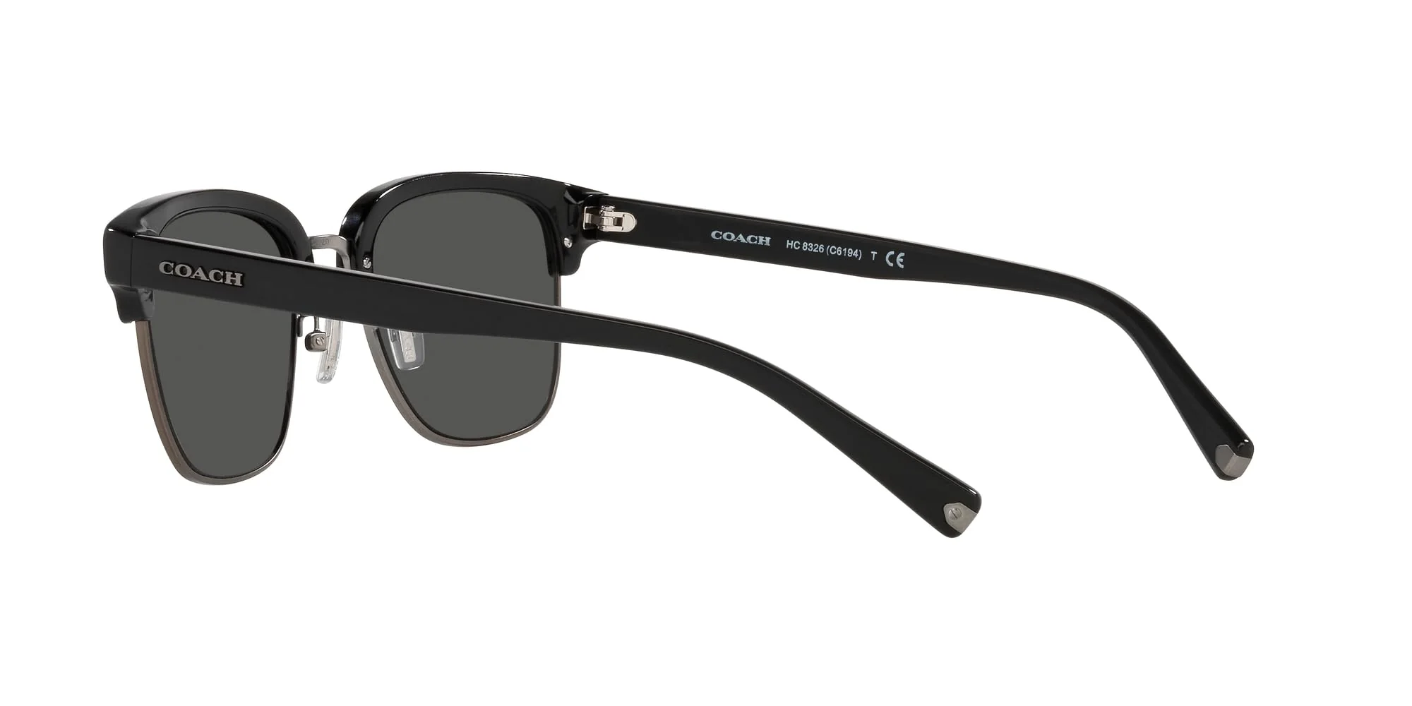 Coach Sunglasses HC 8326 500287 C6194 Black/Gunmetal Dark Gr - Image 5