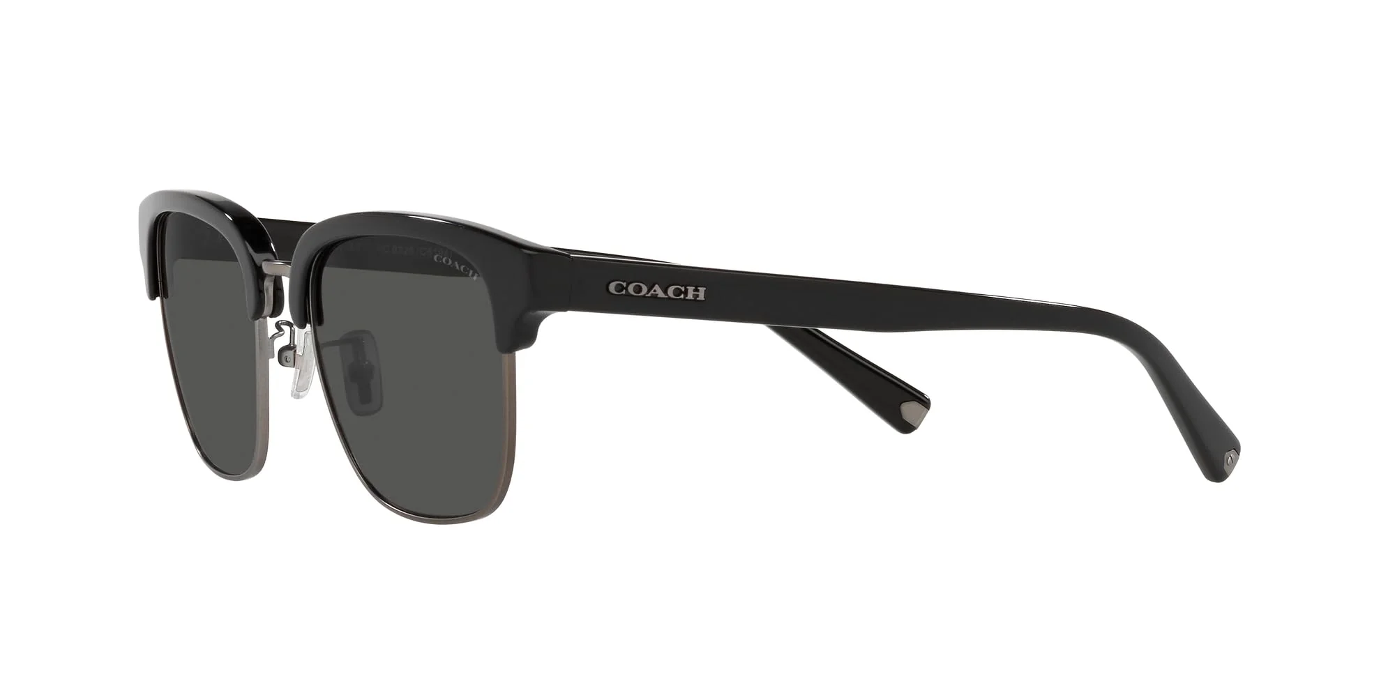 Coach Sunglasses HC 8326 500287 C6194 Black/Gunmetal Dark Gr - Image 7