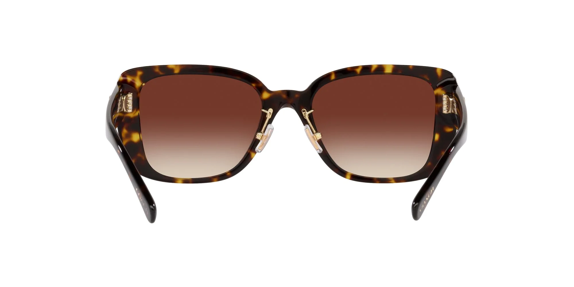 Coach Sunglasses HC 8352 512013 Cd472 Dark Tortoise Brown - Image 2