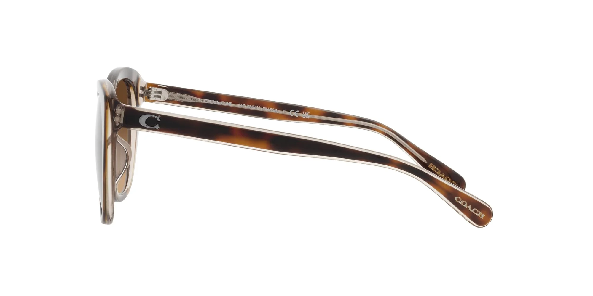 COACH Sunglasses HC 8365 U 574274 Ch566 Tortoise/Transparent B - Image 5
