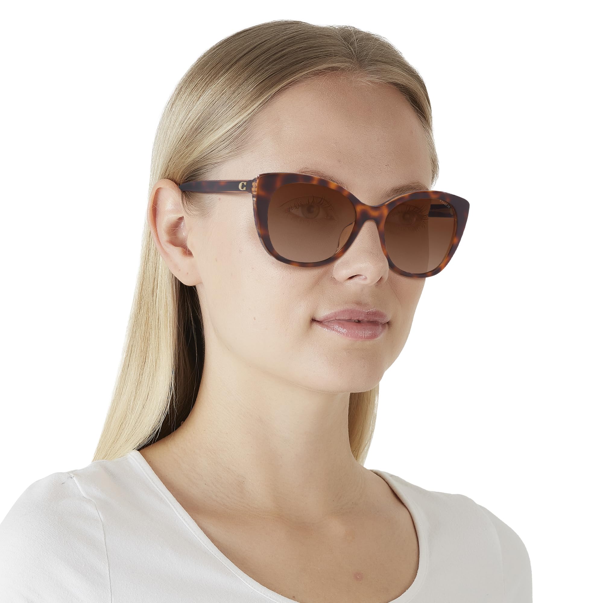 COACH Sunglasses HC 8365 U 574413 Ch566 Tortoise/Transparent P - Image 2