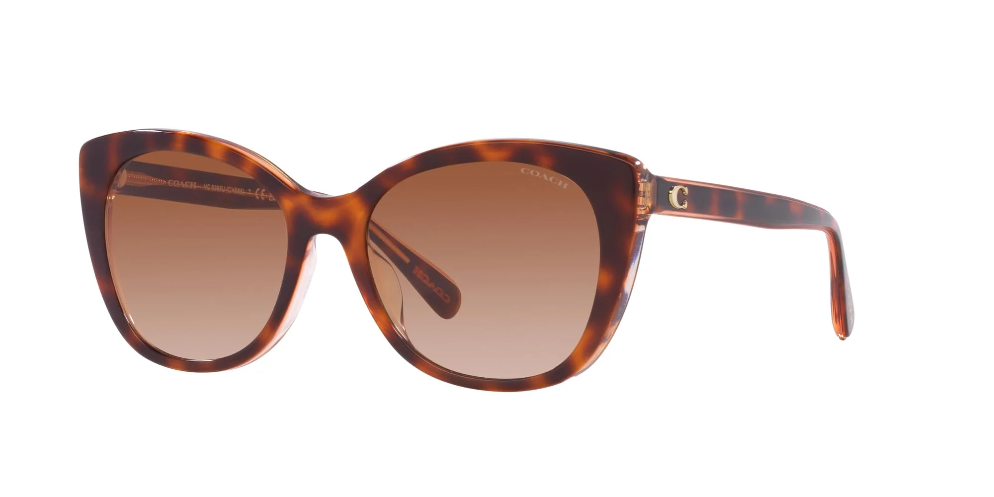 COACH Sunglasses HC 8365 U 574413 Ch566 Tortoise/Transparent P - Image 7