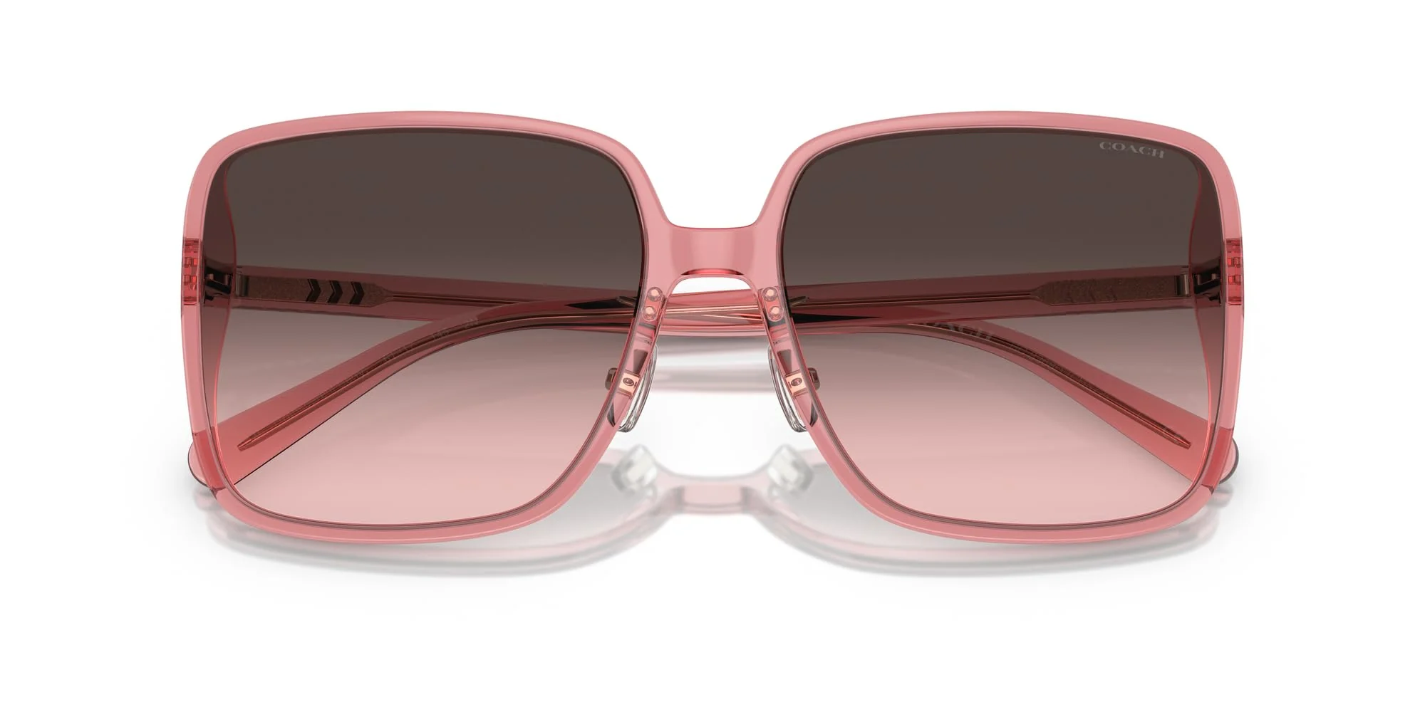 COACH Sunglasses HC 8368 D 580046 Ch572 Transparent Berry Grey P - Image 2