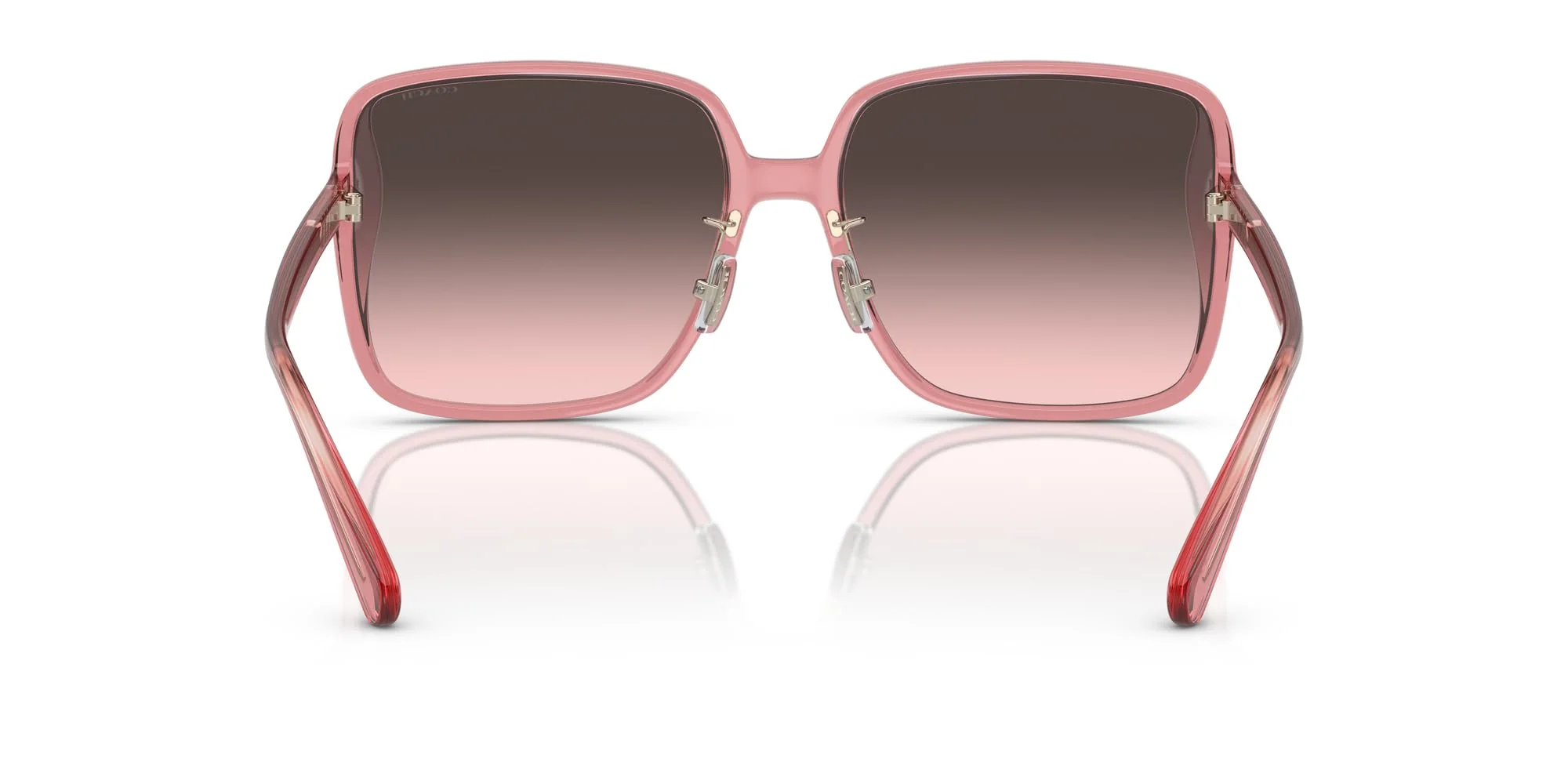 COACH Sunglasses HC 8368 D 580046 Ch572 Transparent Berry Grey P - Image 3