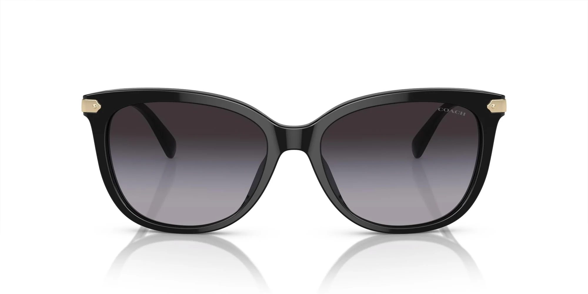 COACH Sunglasses HC 8378 U 50028G Cl926 Black Grey Gradient