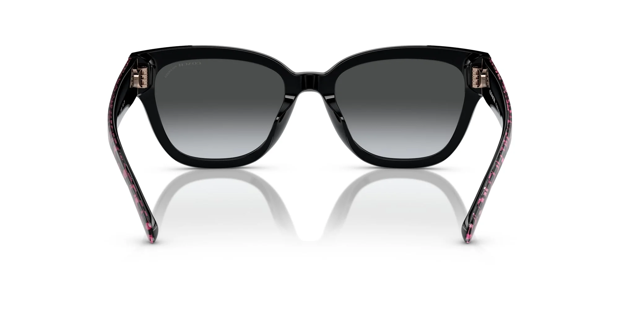 COACH Sunglasses HC 8379 U 5002T3 Cl920 Black Grey Gradient Pola - Image 4