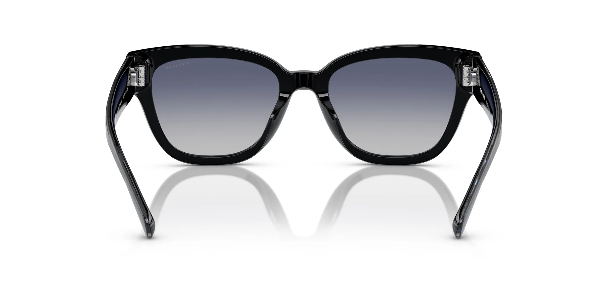 Coach Sunglasses HC 8379 U 57654L Cl920 Sapphire Pearl Signature - Image 3