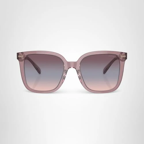 COACH Sunglasses HC 8381 U 57820J Cl918 Transparent Rose/Blush - Image 2