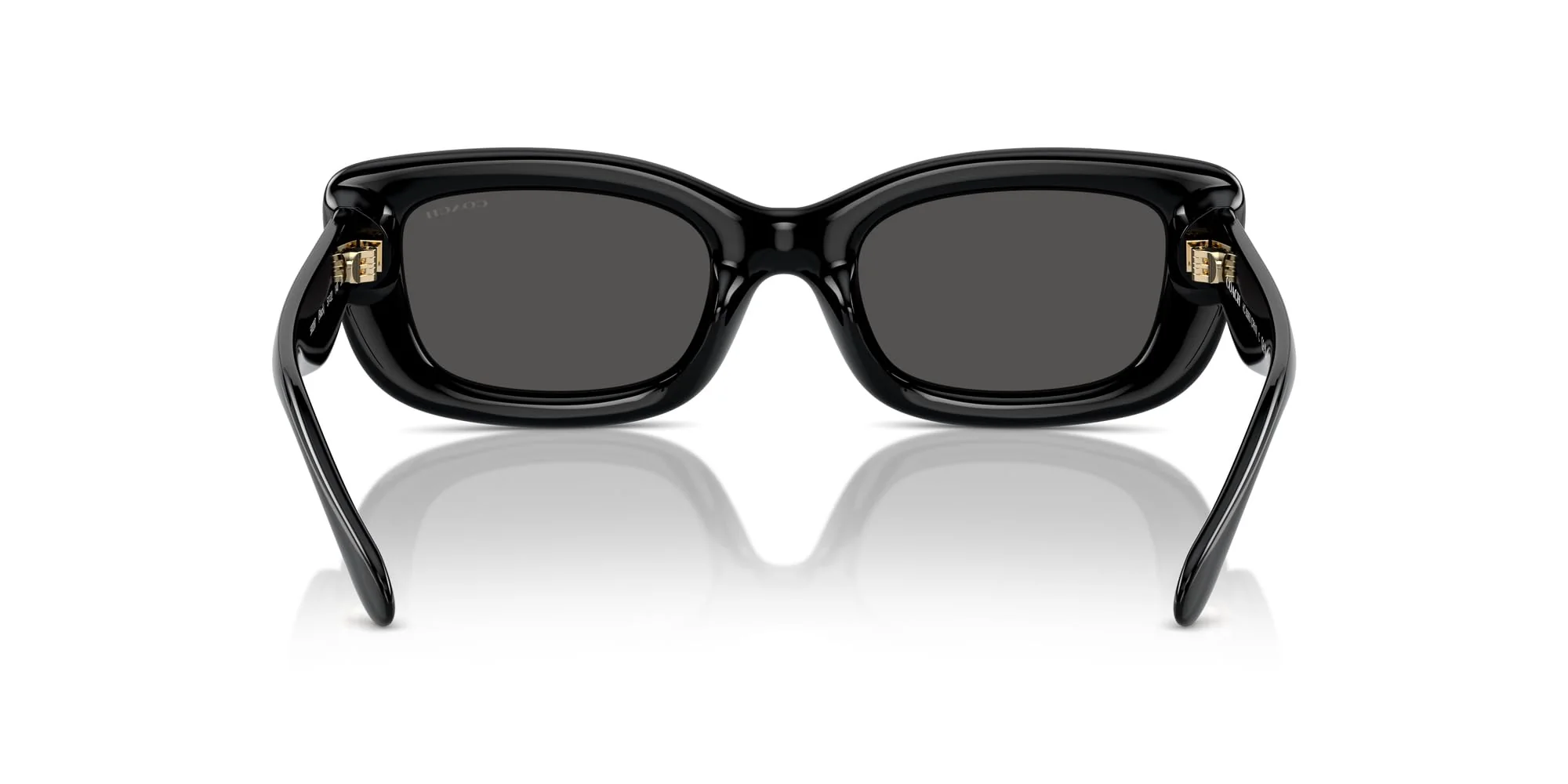 COACH Sunglasses HC 8390 U 500287 Cr610 Black Grey Solid - Image 4