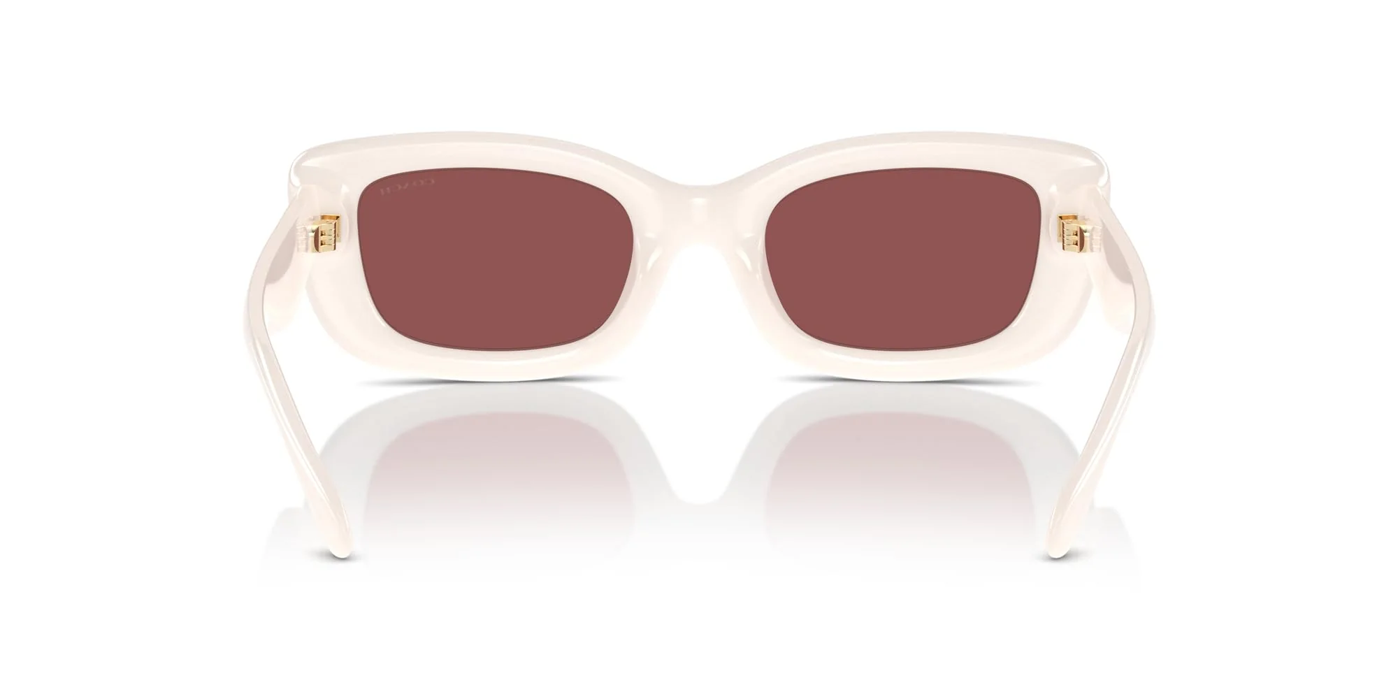 COACH Sunglasses HC 8390 U 580575 Cr610 Milky Cloud Wine Solid - Image 4