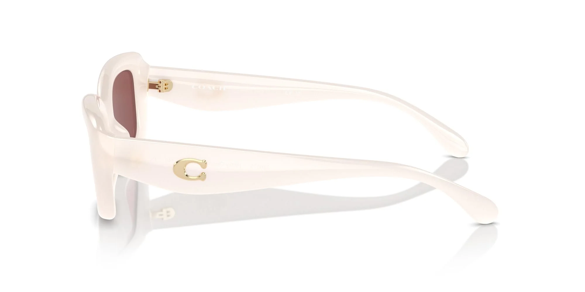 COACH Sunglasses HC 8390 U 580575 Cr610 Milky Cloud Wine Solid - Image 5
