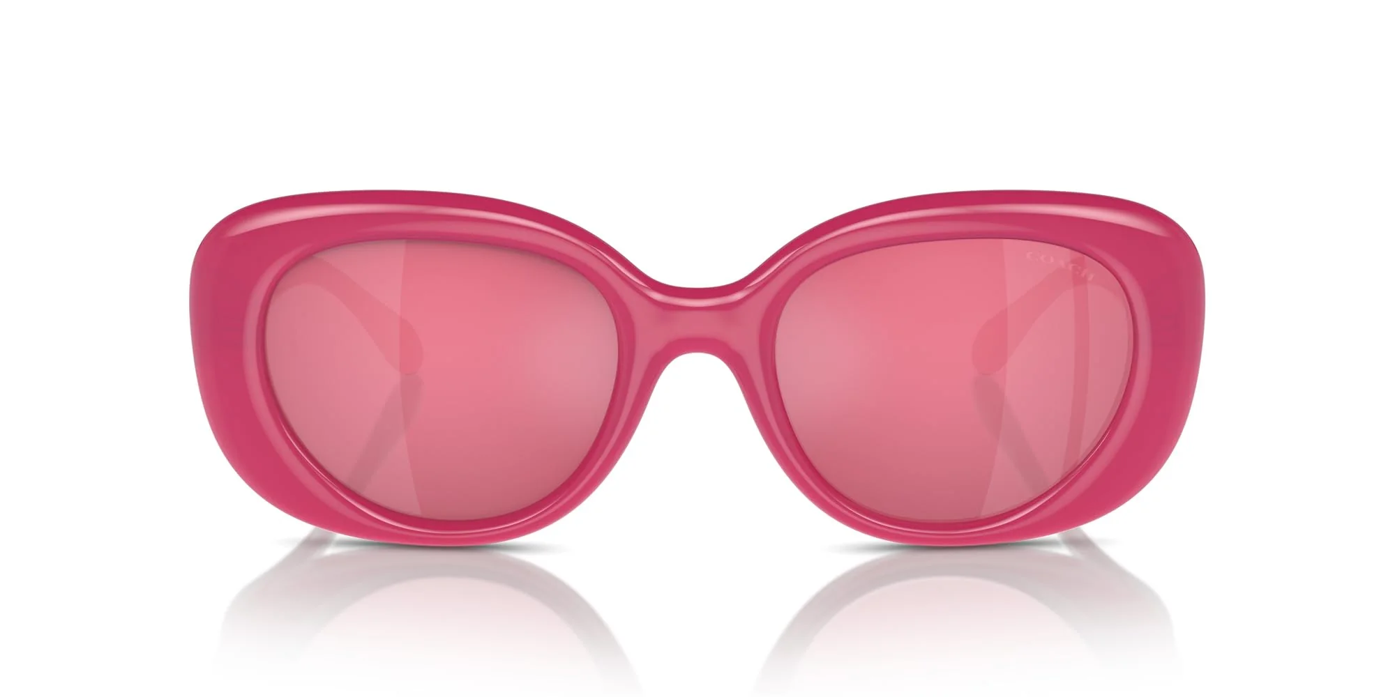 COACH Sunglasses HC 8391 U 58069L Cr609 Milky Magenta Pink Flash