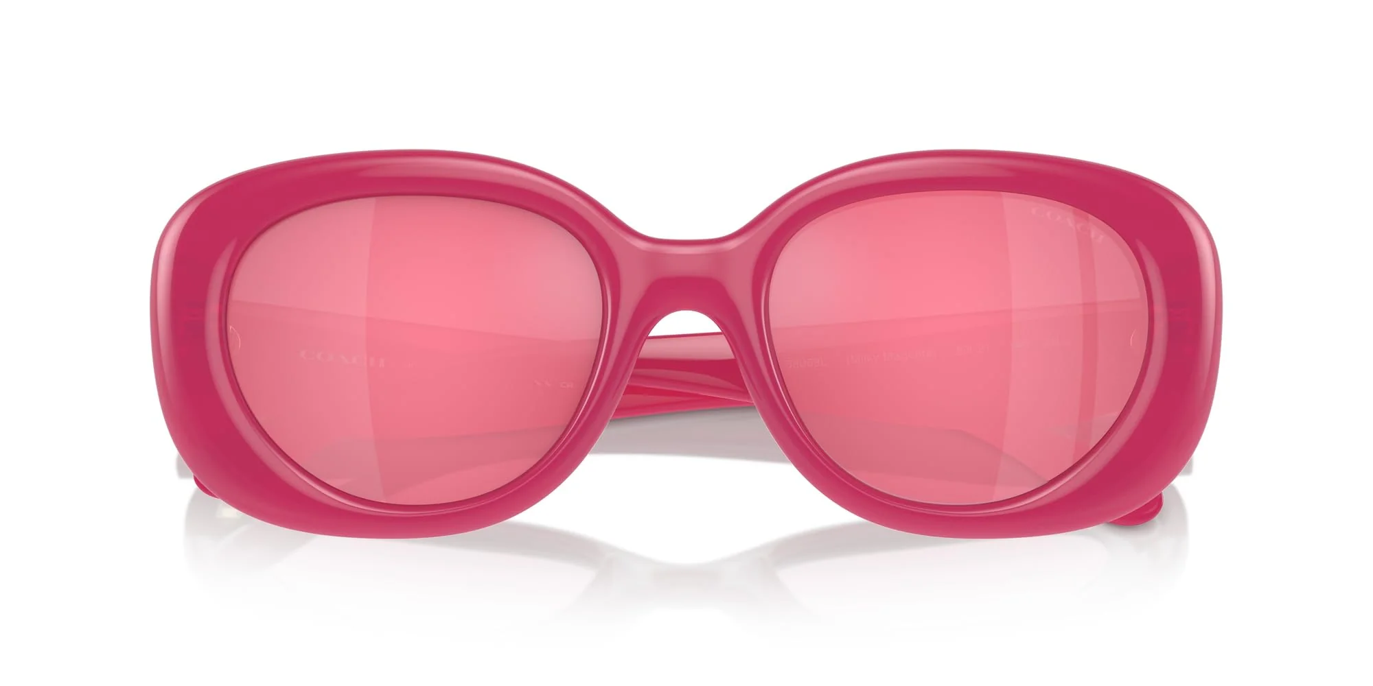 COACH Sunglasses HC 8391 U 58069L Cr609 Milky Magenta Pink Flash - Image 2