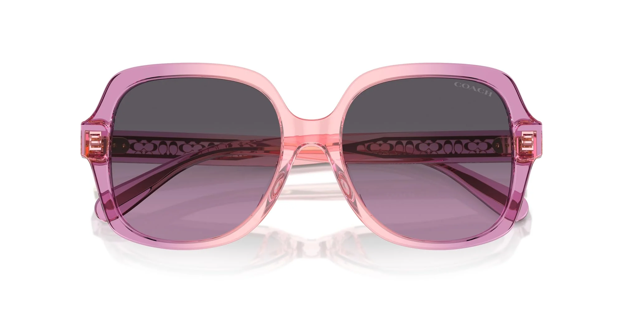 COACH Sunglasses HC 8395 F 581390 Cr962 Amethyst/Pink Gradient - Image 2