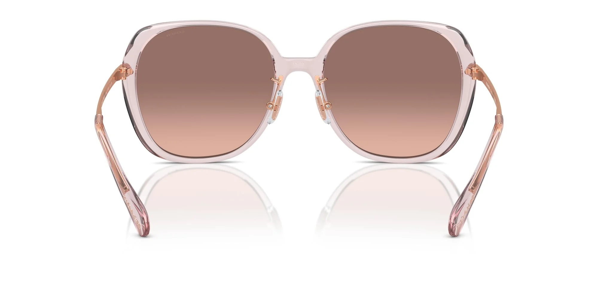 COACH Sunglasses HC 8403 D 570513 Cr636 Transparent Rose Brown P - Image 4