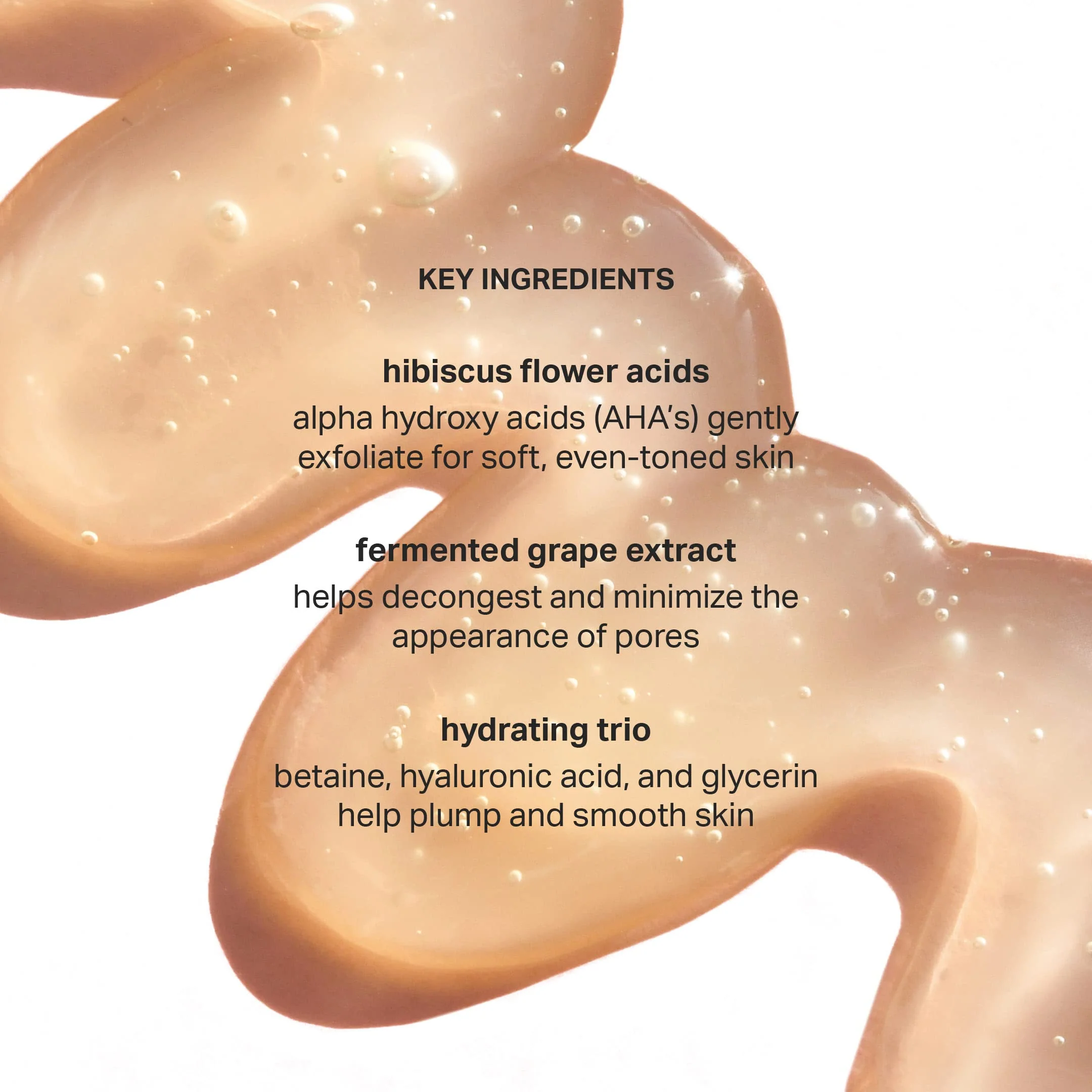 Cocokind AHA Jelly Cleanser, Gentle Face Wash and AHA BHA Cleanser with Hyaluronic Acid, Exfoliating Face Wash for Oily Skin - Image 3