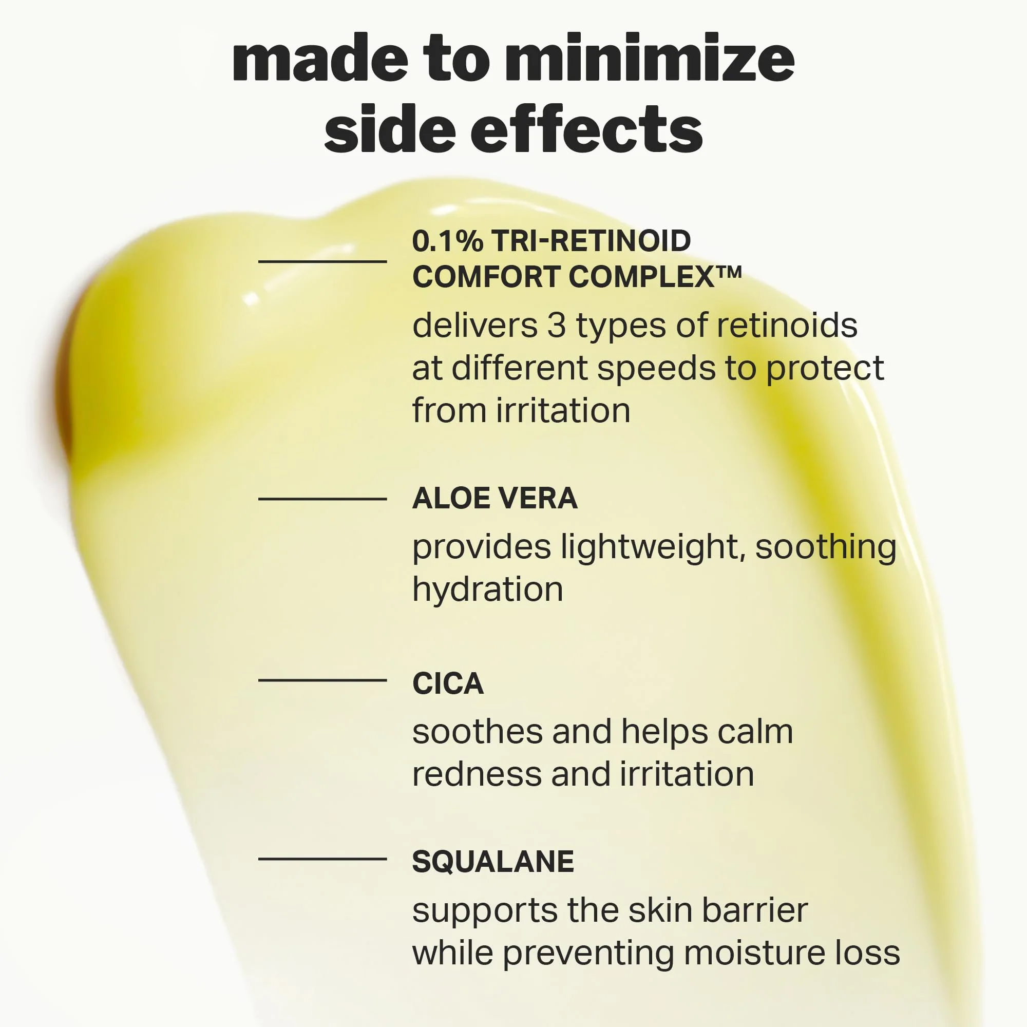 Cocokind Beginner Retinol Gel 0.1%, Improve the Appearance of Fine Lines and Uneven Texture without Irritation, Aloe and Cica to Prevent Dryness, 1 fl oz - Image 3