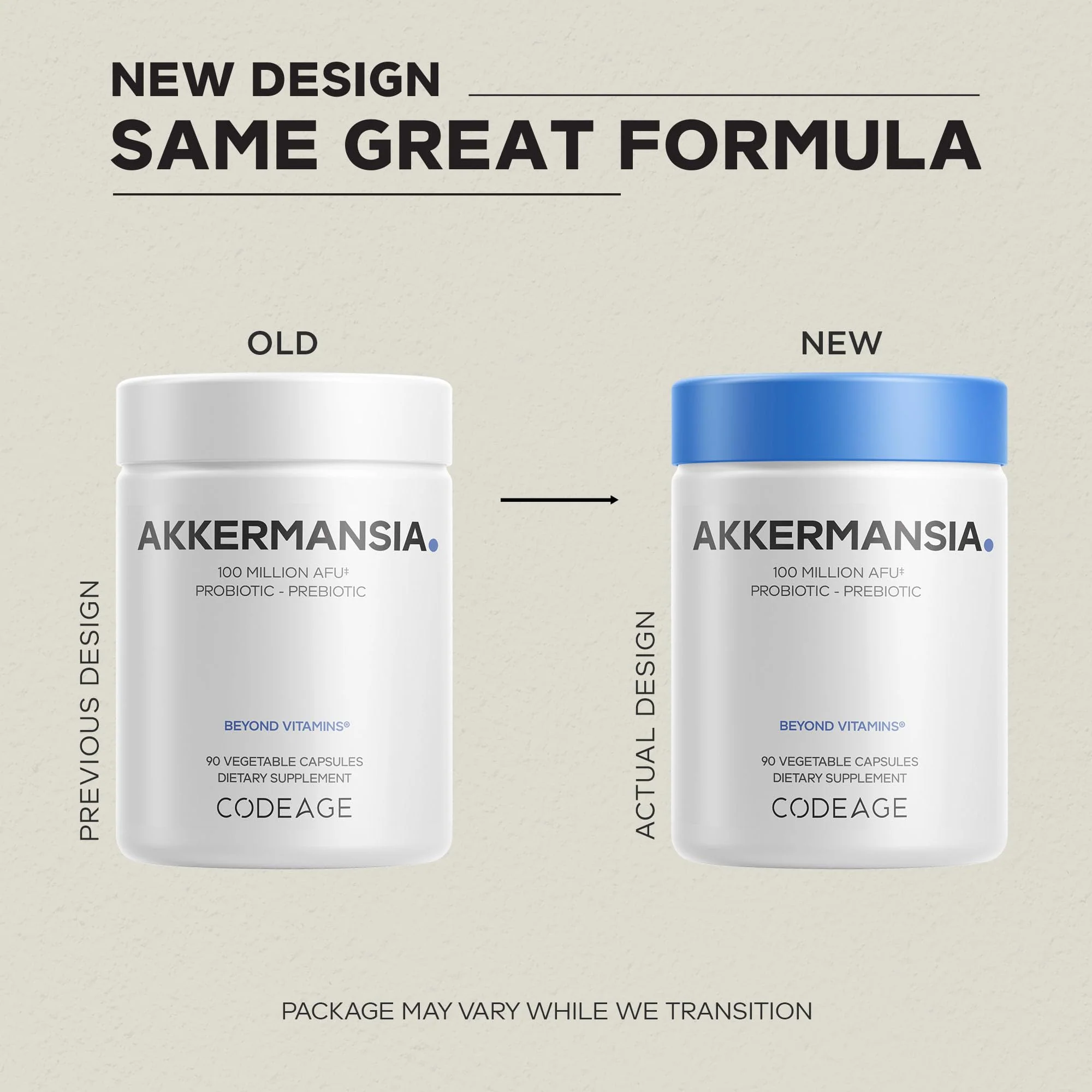Codeage Akkermansia Muciniphila Probiotic Supplement - 3-Month Supply of Akkermansia & Chicory Inulin - Daily Synbiotic Probiotic Chicory Root - 100 Million AFUs - Gluten-Free - 90 Capsules - Image 8