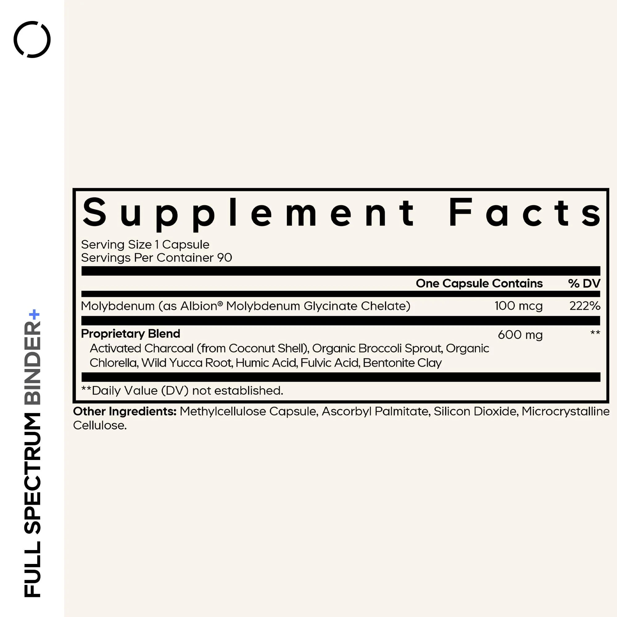 Codeage Binder + Systemic Binder Supplement - Activated Charcoal Pills, Bentonite Clay Mineral Powder, Fulvic & Humic Acids, Molybdenum, Carbon Forms - 90 Capsules - Image 9