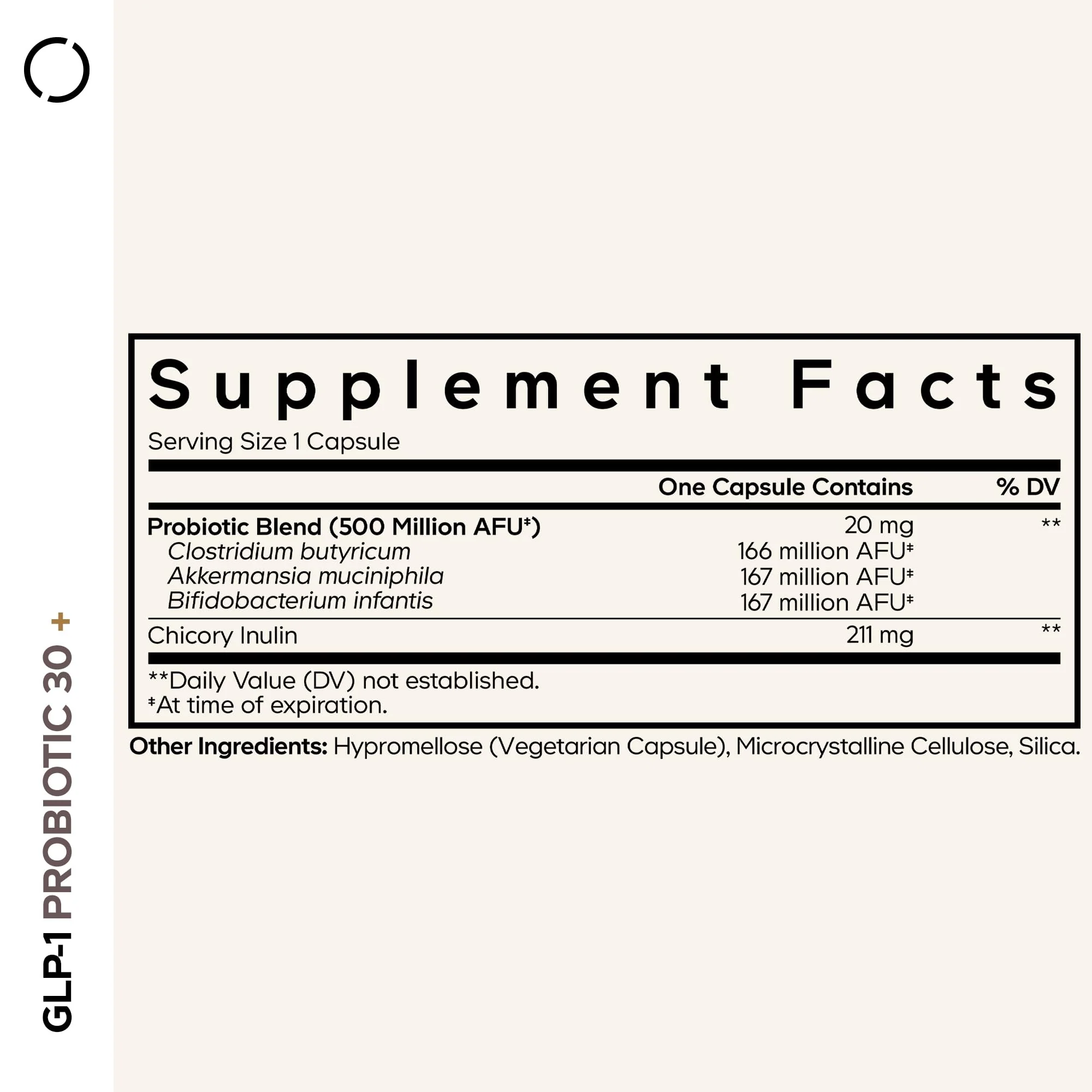 Codeage GLP-1 Probiotic+ - Live Probiotics Akkermansia, Clostridium, Bifidobacterium, Chicory Inulin Probiotic, Prebiotics & Postbiotics Supplement - 500 Million AFU - 30 Capsules - Image 9