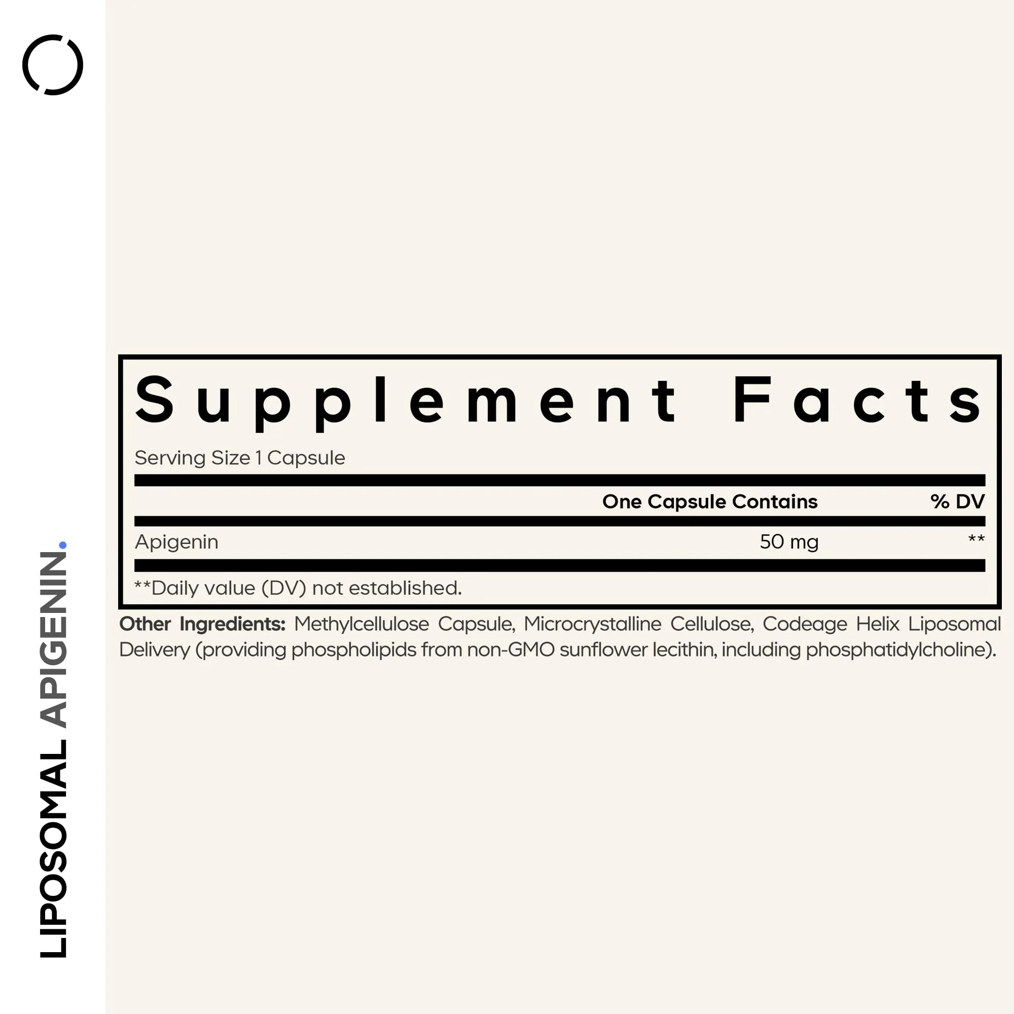 Codeage Liposomal Apigenin Supplement, 3-Month Supply, Daily Flavonoid Chamomile Extract, Liposomal Phospholipid Complex, Non-GMO Sunflower Oil, Phosphatidylcholine Vegan Blend, Gluten-Free, 90 Count - Image 9