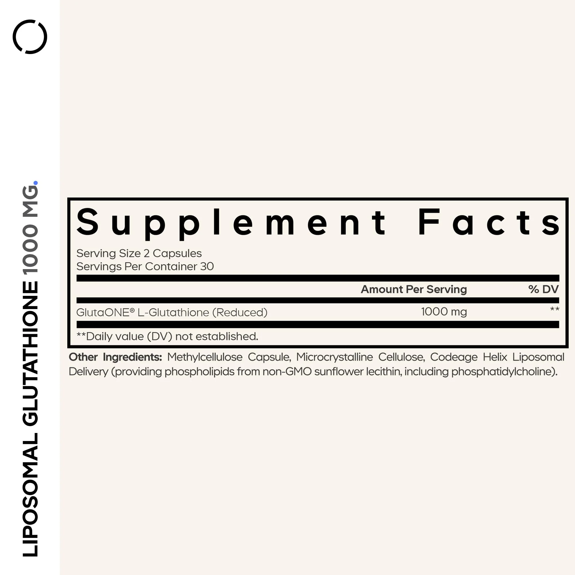 Codeage Liposomal Glutathione 1000 mg Supplement, High-Potency Reduced L-Glutathione - Liposomal Delivery - Phospholipids - Non-GMO, Gluten-Free - 60 Capsules - Image 10