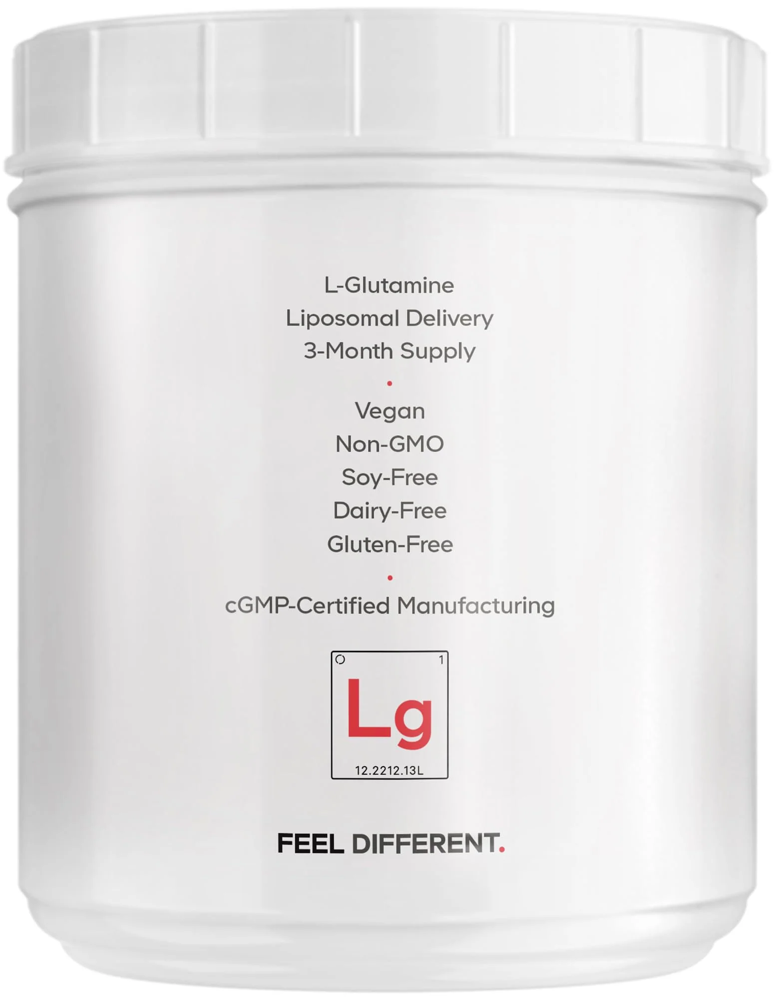Codeage Liposomal L-Glutamine Powder - High-Potency L-Glutamine 5,000 mg per Serving - 3-Month Supply - Liposomal Delivery, Free-Form Amino Acid, Unflavored Glutamine - Non-GMO Gluten-Free - 16.67 oz - Image 2