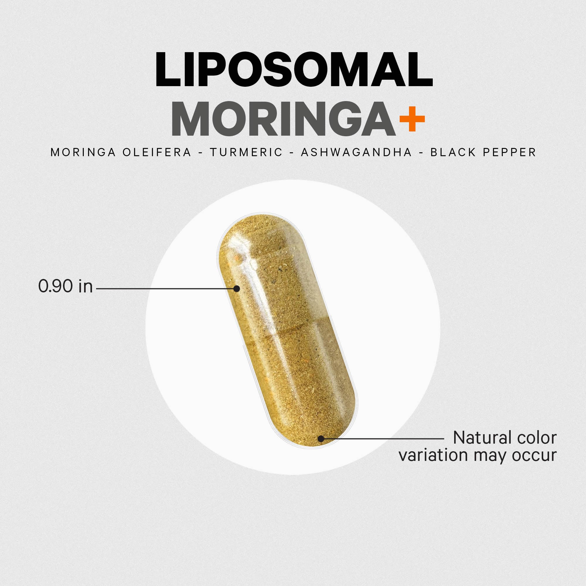 Codeage Liposomal Moringa+ Supplement, 400mg Moringa 50:1 Extract - Turmeric, Ashwagandha, Black Pepper, 3-Month Supply, Vegan Moringa Powder - 180 Capsules - Image 3