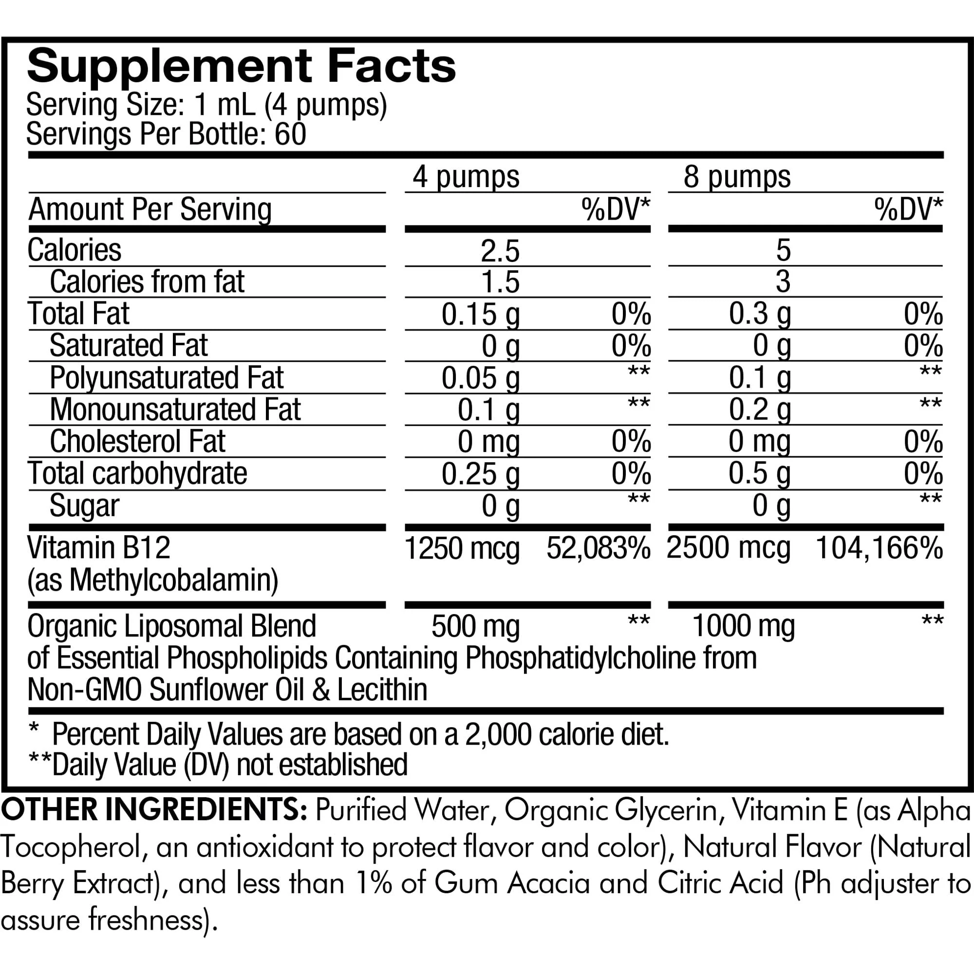 Codeage Liquid Vitamin B12 Methylcobalamin Supplement, 2-Month Supply, Bioavailable Methyl B12, Vegan Non-GMO, 2 fl oz - Image 6