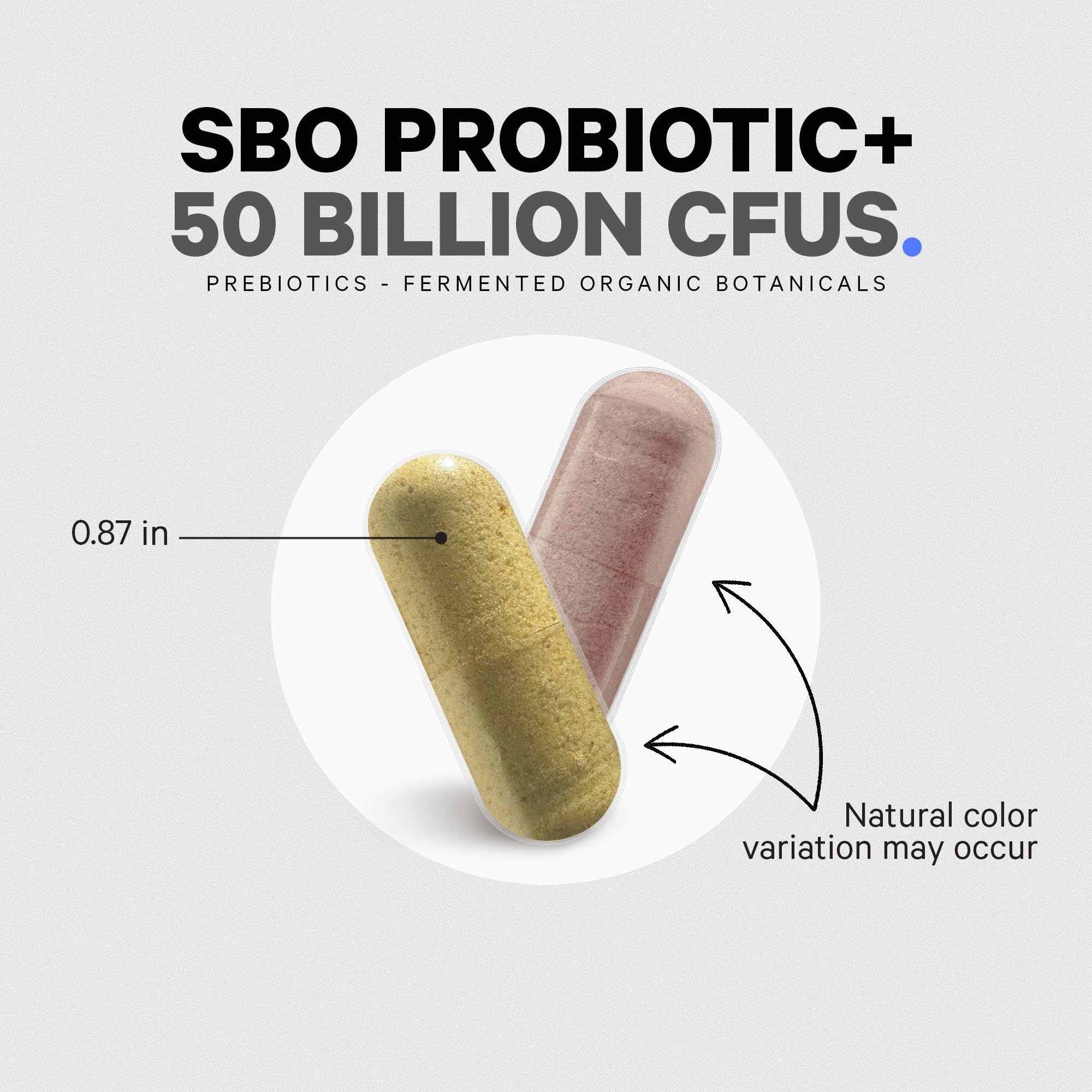Codeage SBO Probiotics, 50 Billion CFUs Per Serving, Multi Strain Soil Based Organisms Blend and Organic Fermented Botanical Blend, Shelf-Stable - 2 Pack - Image 3