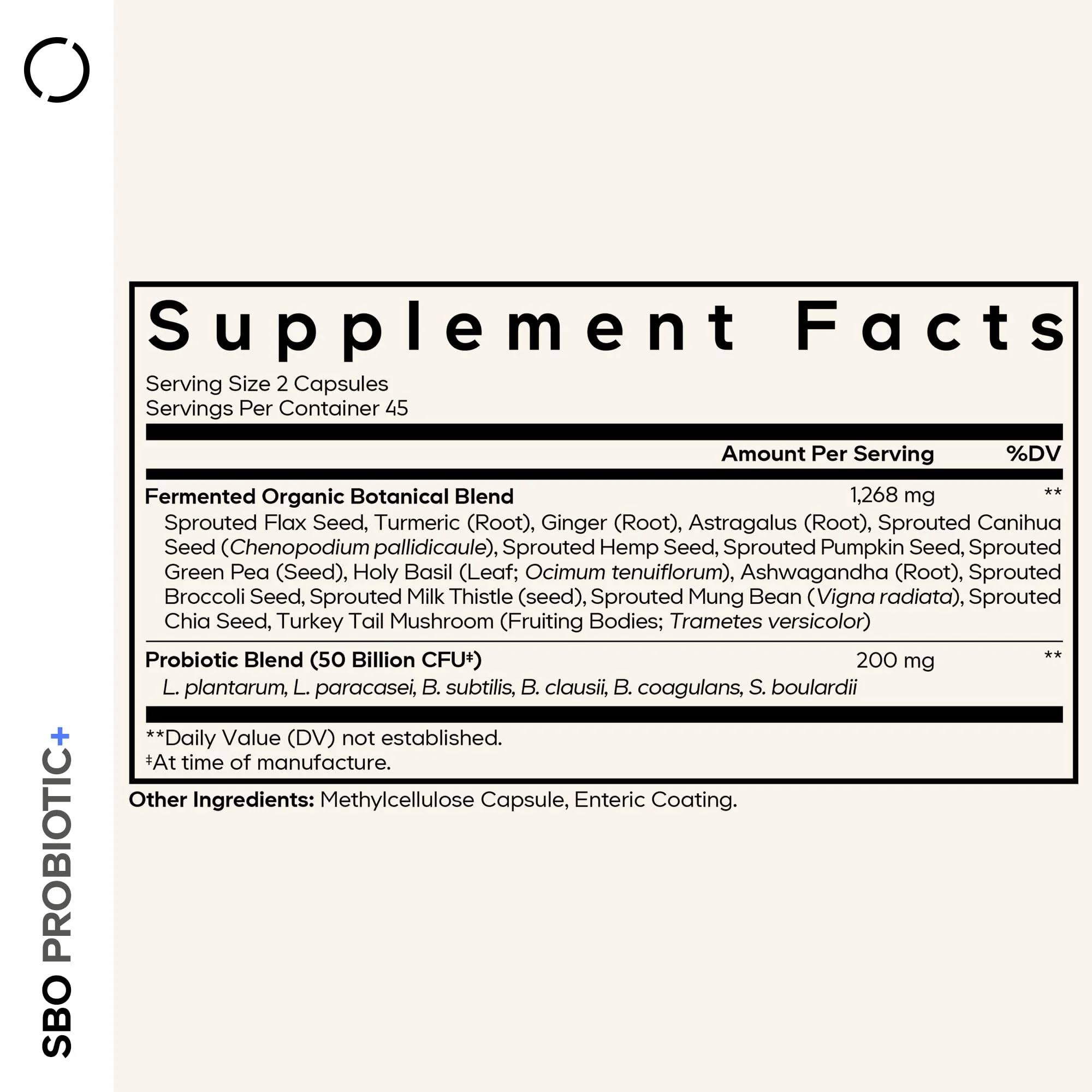 Codeage SBO Probiotics, 50 Billion CFUs Per Serving, Multi Strain Soil Based Organisms Blend and Organic Fermented Botanical Blend, Shelf-Stable - 2 Pack - Image 9