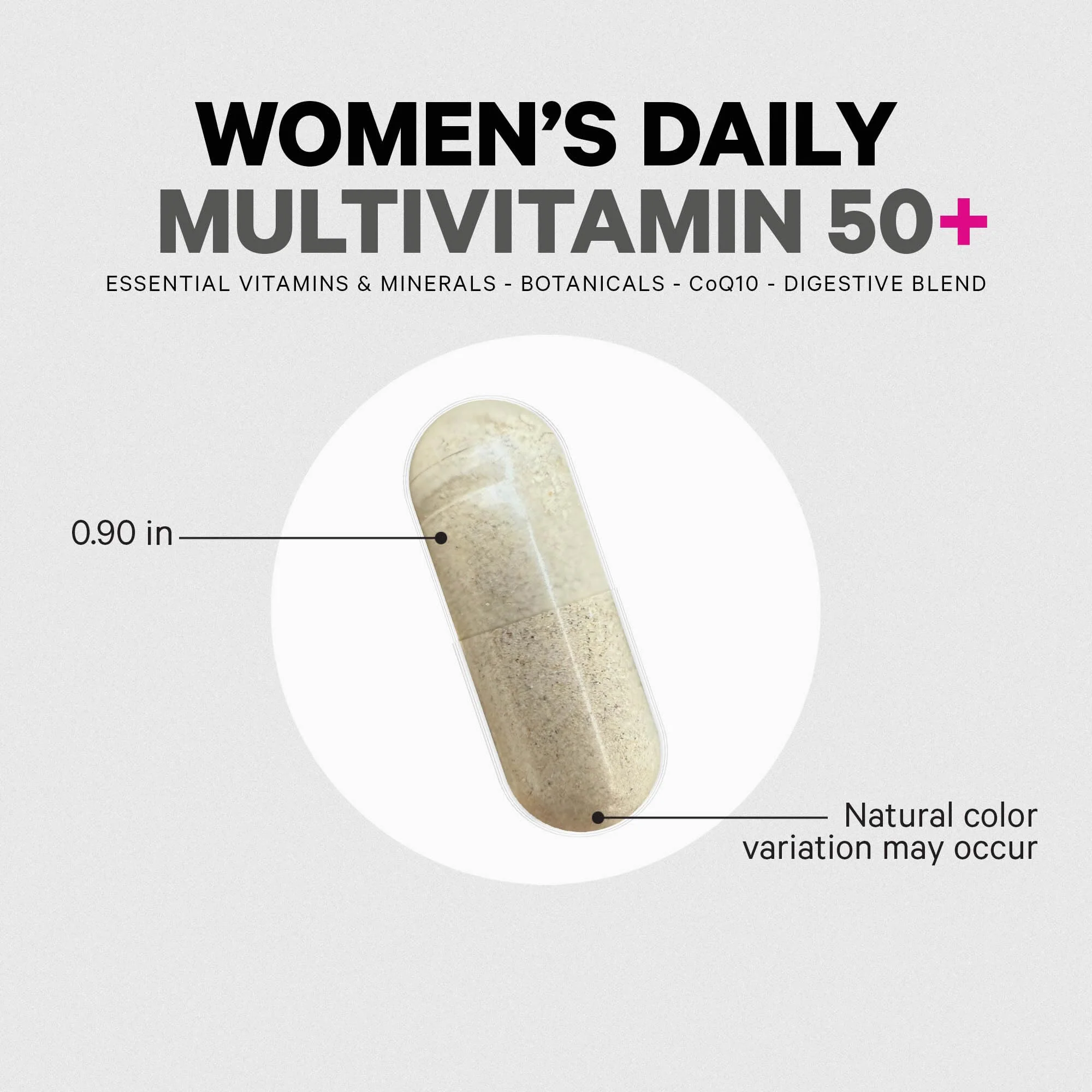 Codeage Women’s Multivitamin 50+ Supplement - Essential Vitamins for Women Over 50, Minerals, CoQ10, Hyaluronic Acid, Probiotics, Black Cohosh, Ashwagandha & Superfoods - Non-GMO - 90 Capsules - Image 3