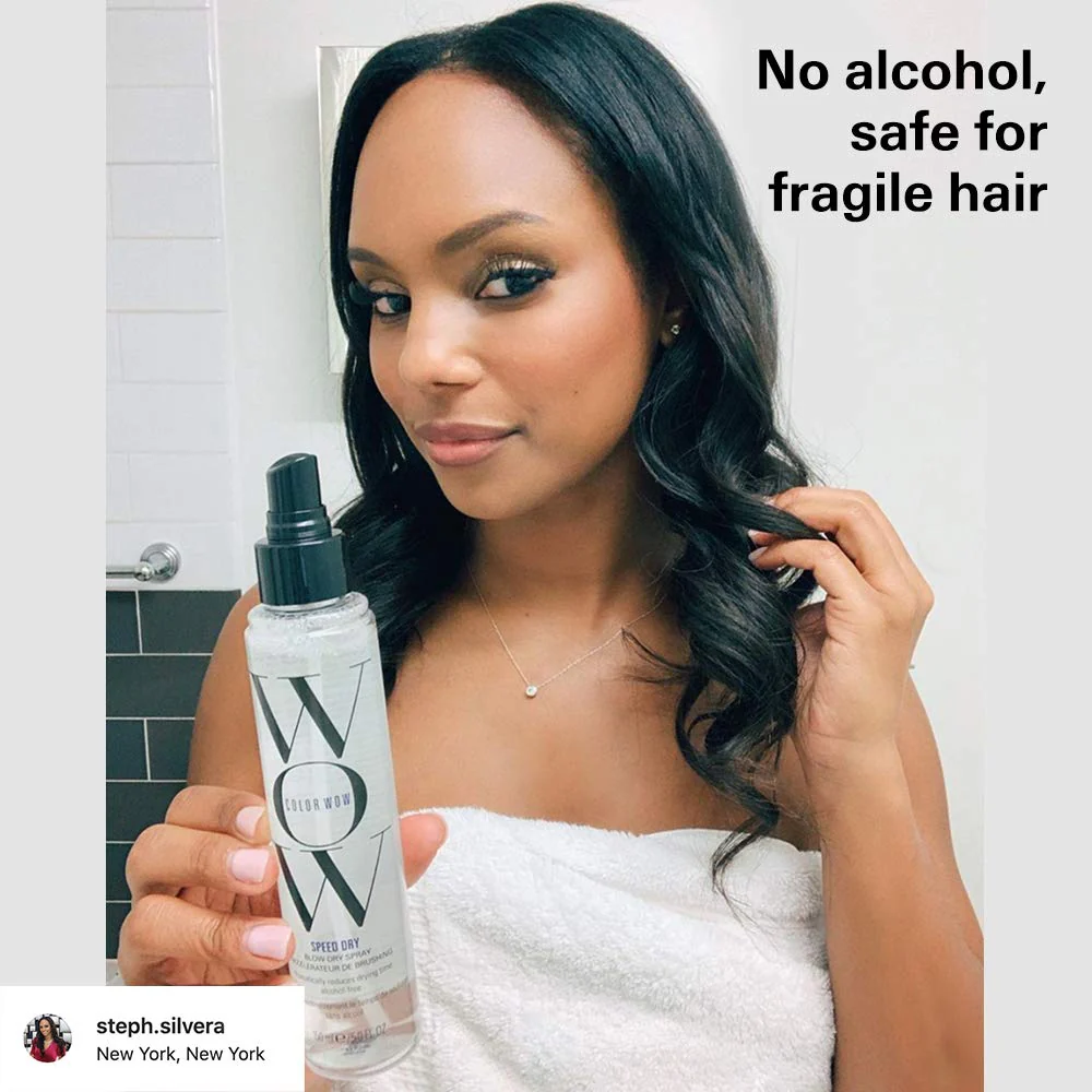 COLOR WOW Speed Dry Blow Dry Spray – Cut Blow Dry Time by 30% | Heat Protectant, Prevent Breakage | Cruelty-Free & Gluten-Free - Image 6
