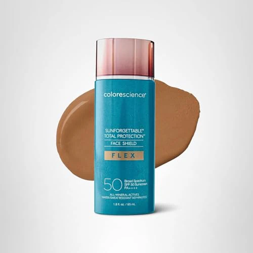 Colorescience Total Protection Face Shield Flex SPF 50, Zinc Oxide Formula, Deep, 1.8 Fl oz. - Image 2