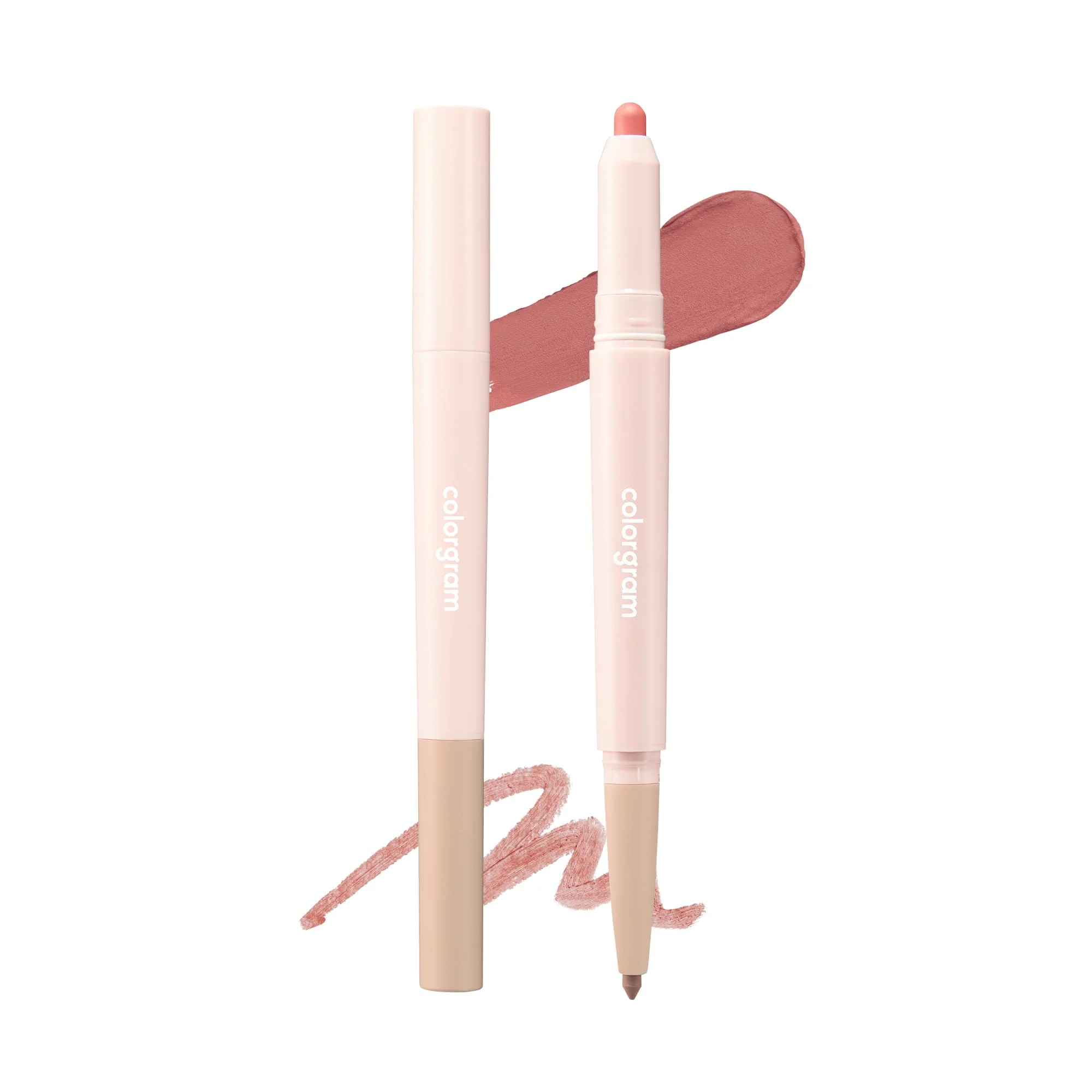 COLORGRAM All In One Over-Lip Maker 01 Warm Peach | Versatile Lip Liner & Contour with Natural Shades, Matte finish, Bigger and Fuller Lips, Plumping effect, Smooth creamy texture