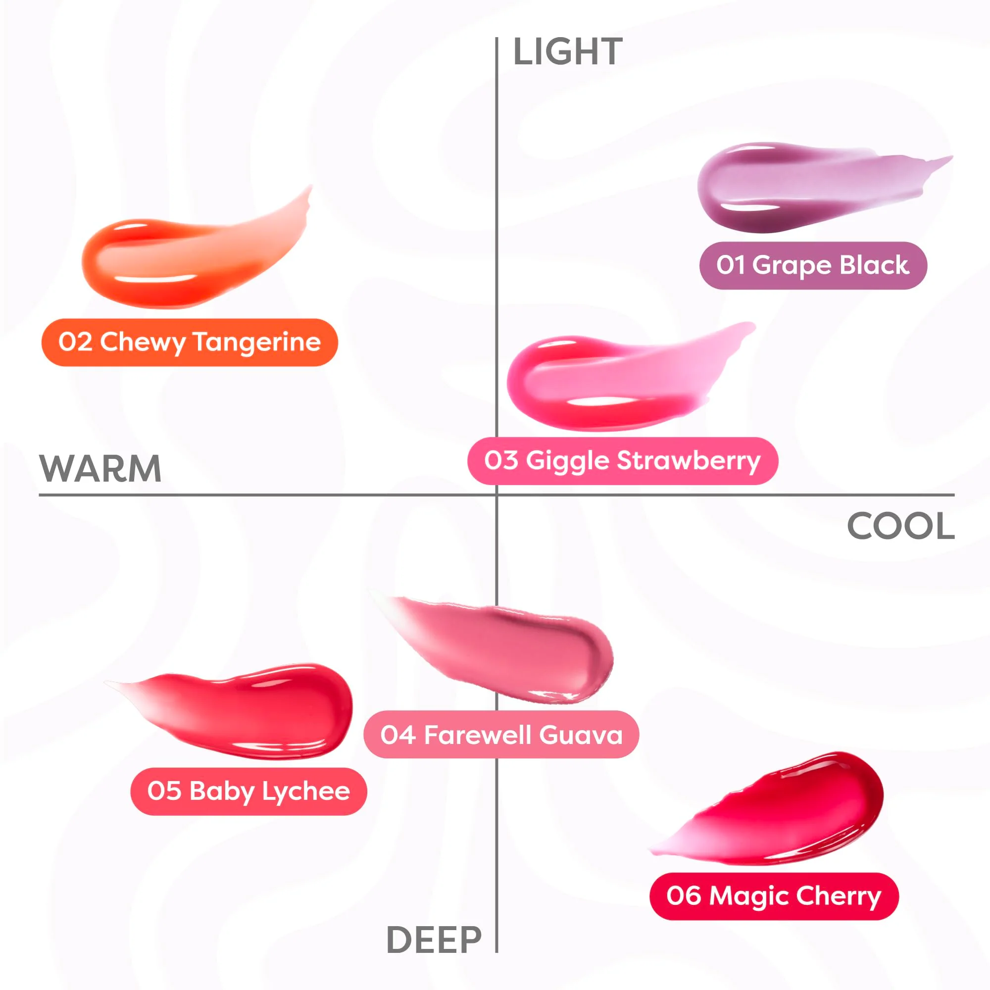 COLORGRAM FRUITY GLASS GLOSS 03 GIGGLE STRAWBERRY | Non-Sticky Glossy Lip Tint with Glass-Like Shine | Long-Lasting Hydrating Lip Gloss for Smooth & Plump Lips - Image 6