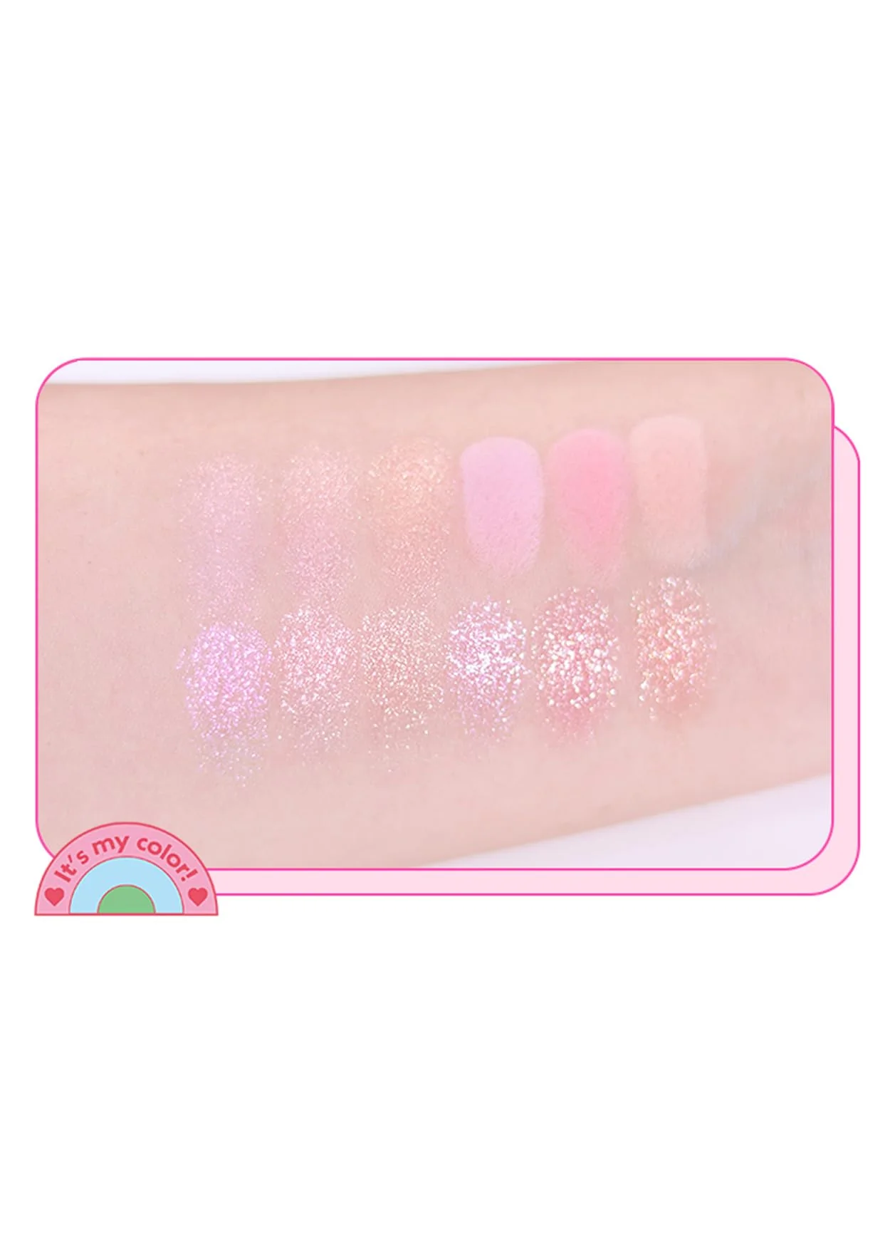 COLORGRAM Pin Point Eyeshadow Palette 04 Bright+Cool | Eyeshadow Palette for Daily makeup, Ultra-Blendable, Matte, Glitter, Shimmer Shades - Image 7