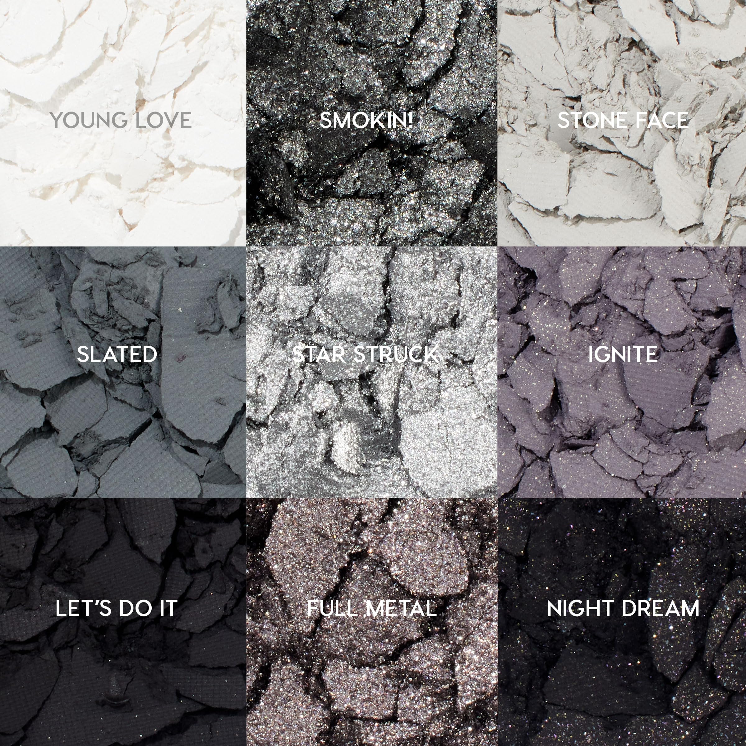 ColourPop Blowin' Smoke Eyeshadow Palette - Silver & Smokey Eye Eyeshadow Palette with Metallic & Matte Finishes - High-Pigment Eye Makeup with Long-Wearing Formula (0.3 oz) - Image 5