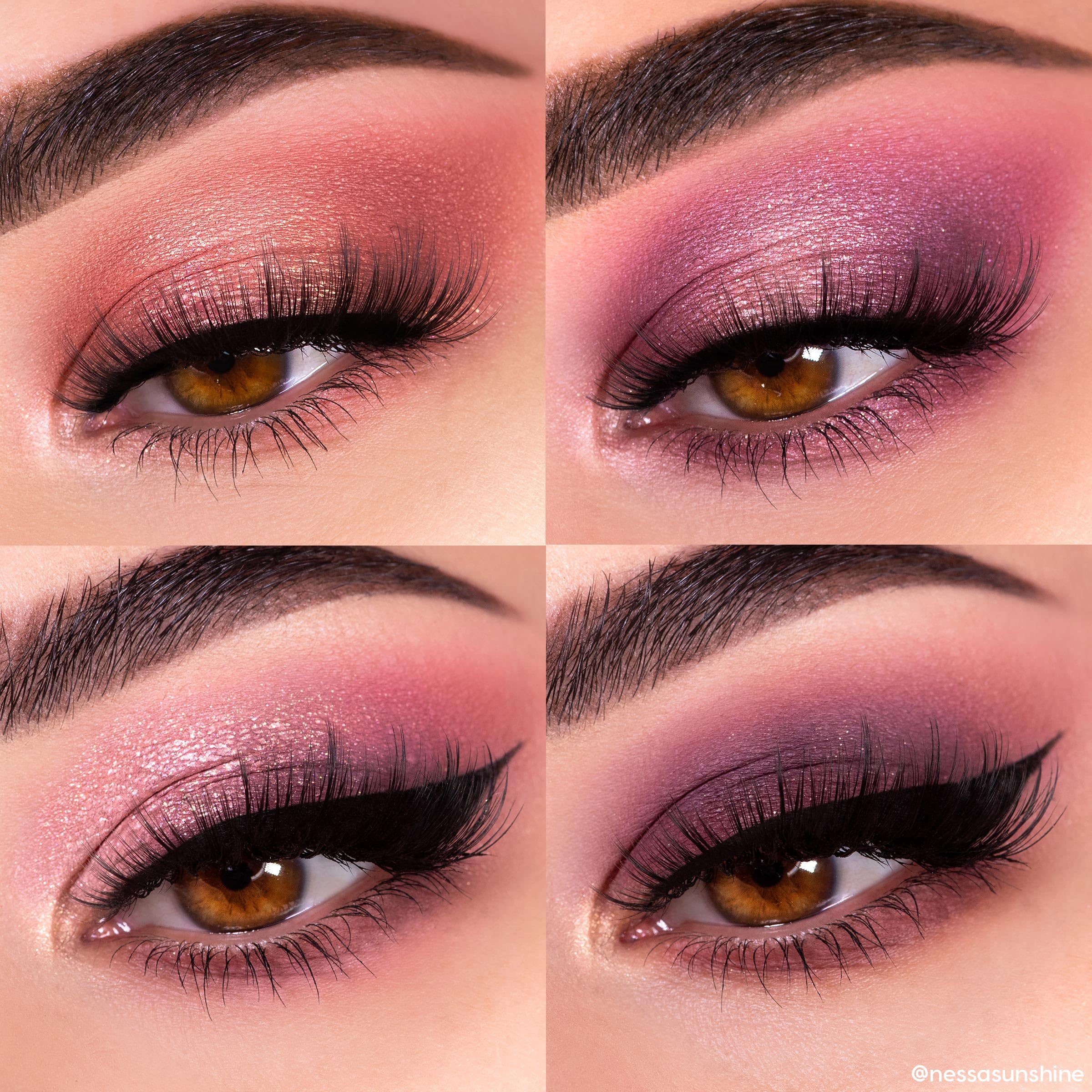 ColourPop Blush Crush Eyeshadow Palette - Brown, Gold & Pink Shadow Palette with Metallic and Matte Finishes - High-Pigment Eye Makeup with a Long-Wearing Formula (0.3 oz) - Image 3